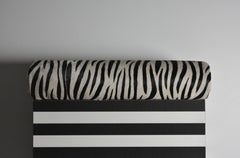 Ettore armchair, lim ed. 25pcs, memphis ode, black white animalier. Studio Greca