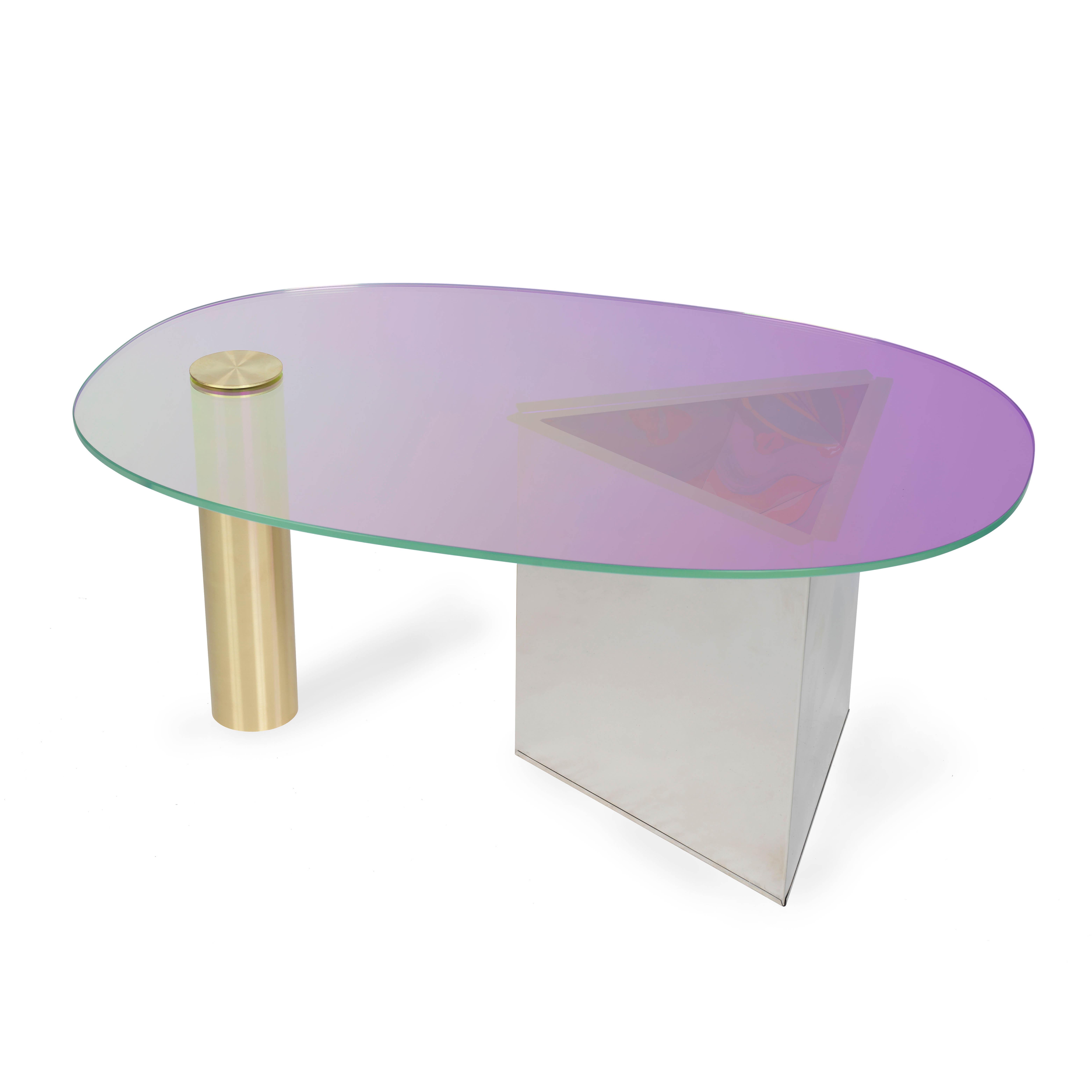 Modern Ettore Purple Coffee Table by Asa Jungnelius For Sale