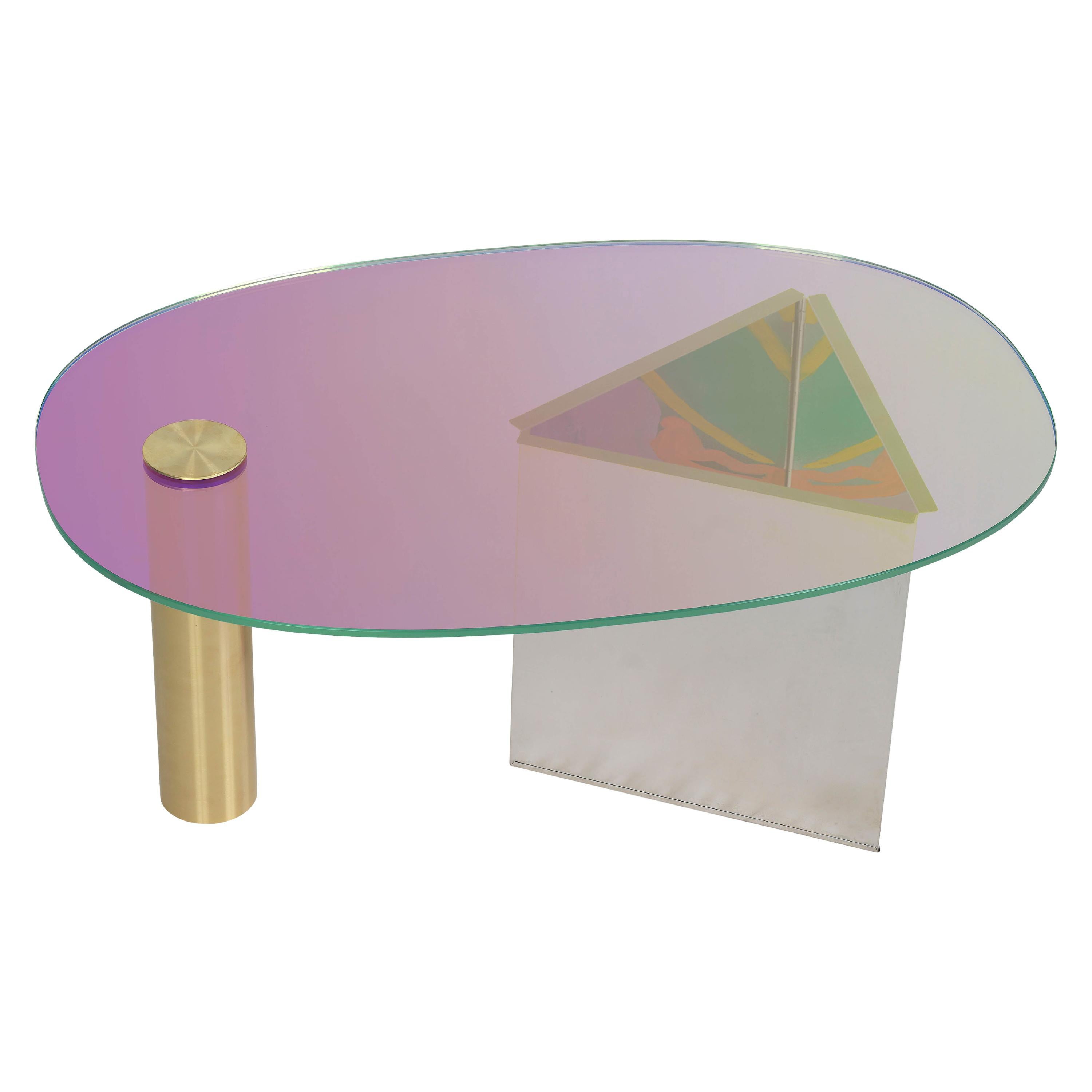 Table basse violette Ettore d'Asa Jungnelius