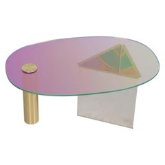 Ettore Purple Coffee Table by Asa Jungnelius