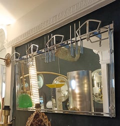 Ettore Sottass per Sant Ambrogio e De Berti Appendiabiti Cromato, Italia 1960s