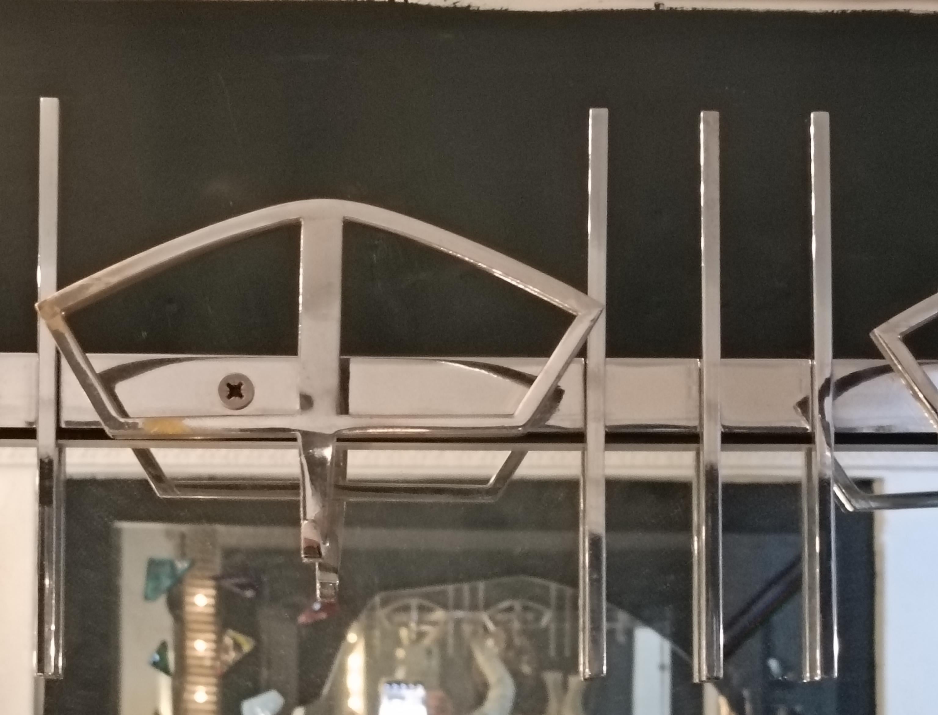 Italiano Ettore Sottass per Sant Ambrogio e De Berti Appendiabiti Cromato, Italia 1960s in vendita