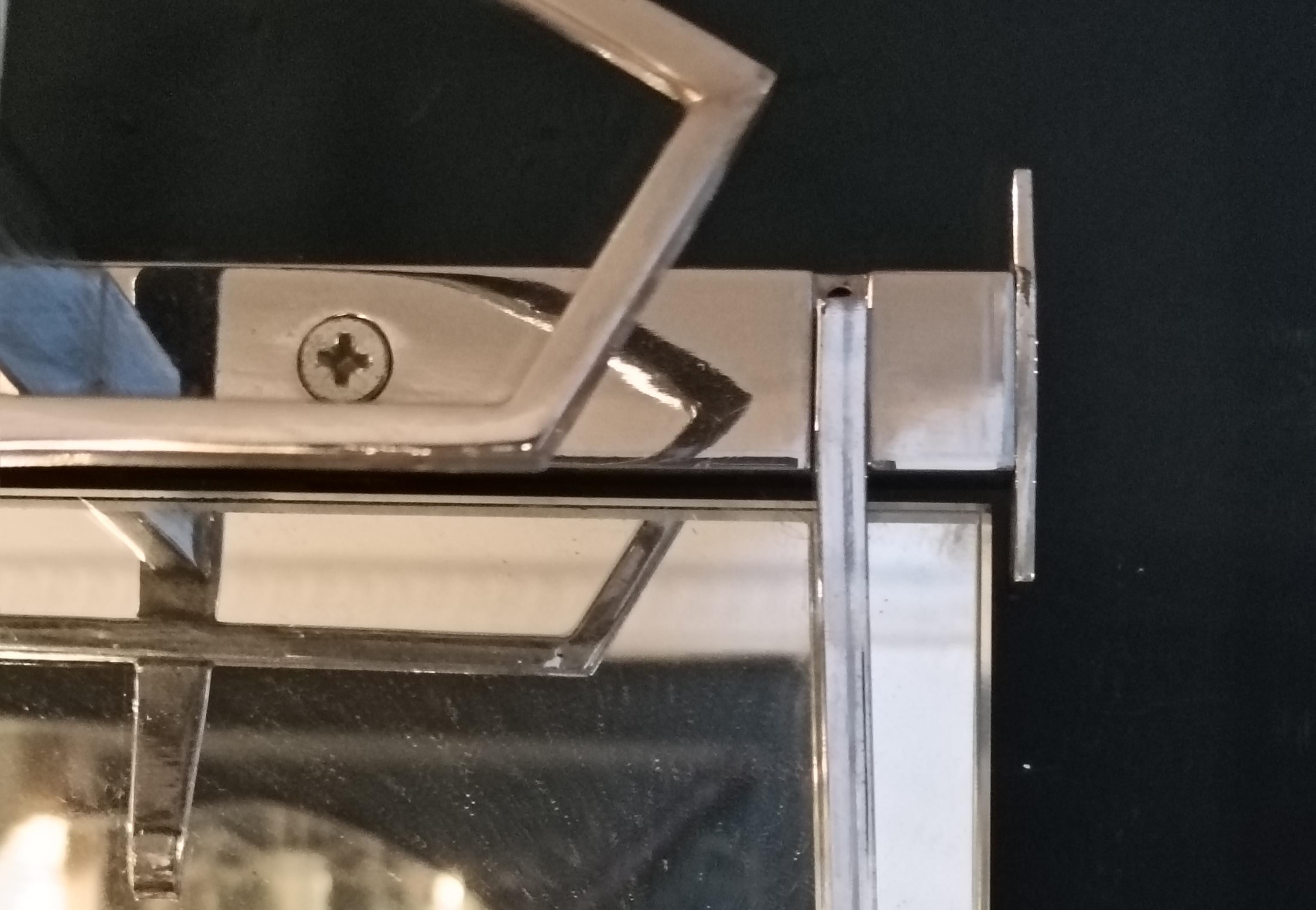 Metà XX secolo Ettore Sottass per Sant Ambrogio e De Berti Appendiabiti Cromato, Italia 1960s in vendita