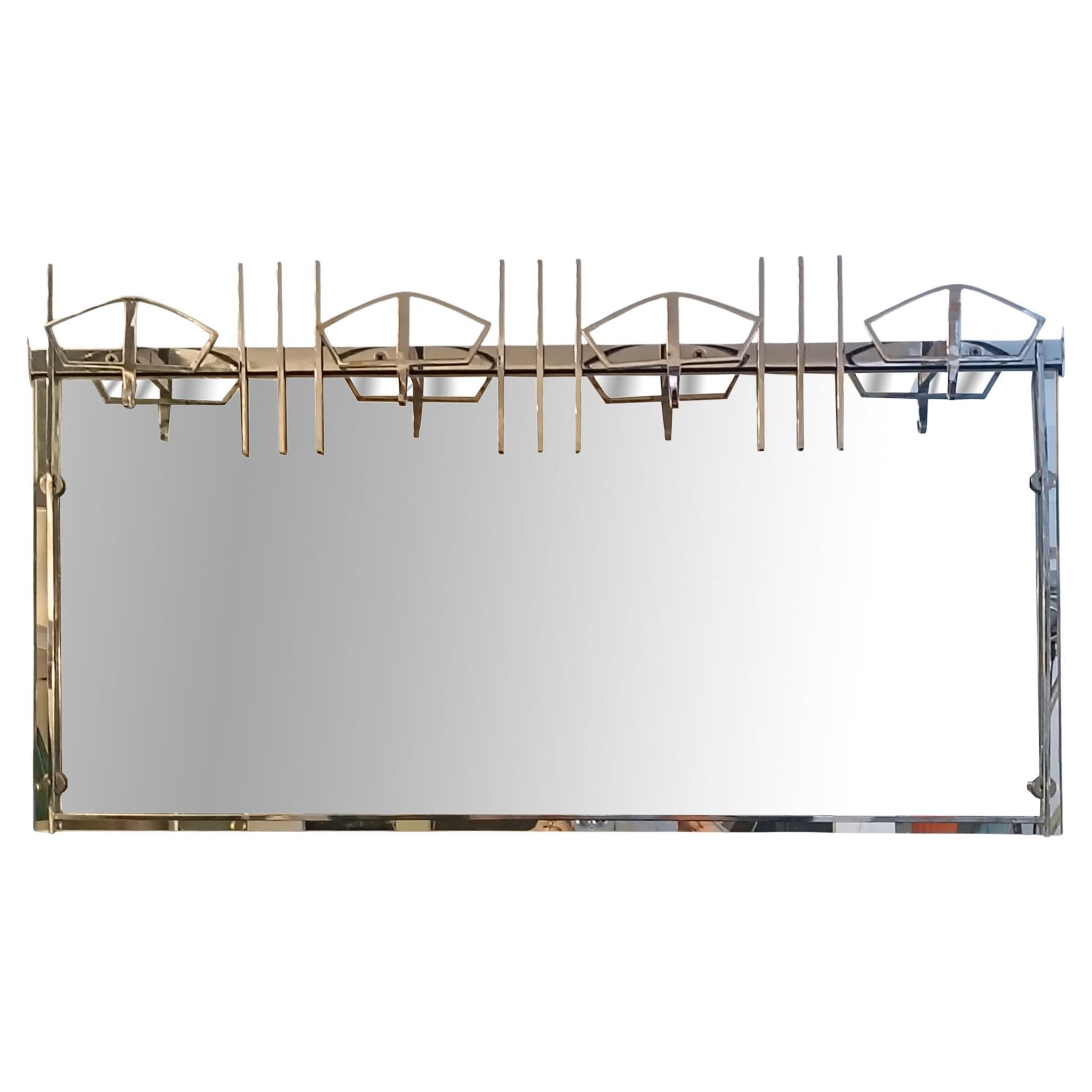 Ettore Sottass per Sant Ambrogio e De Berti Appendiabiti Cromato, Italia 1960s