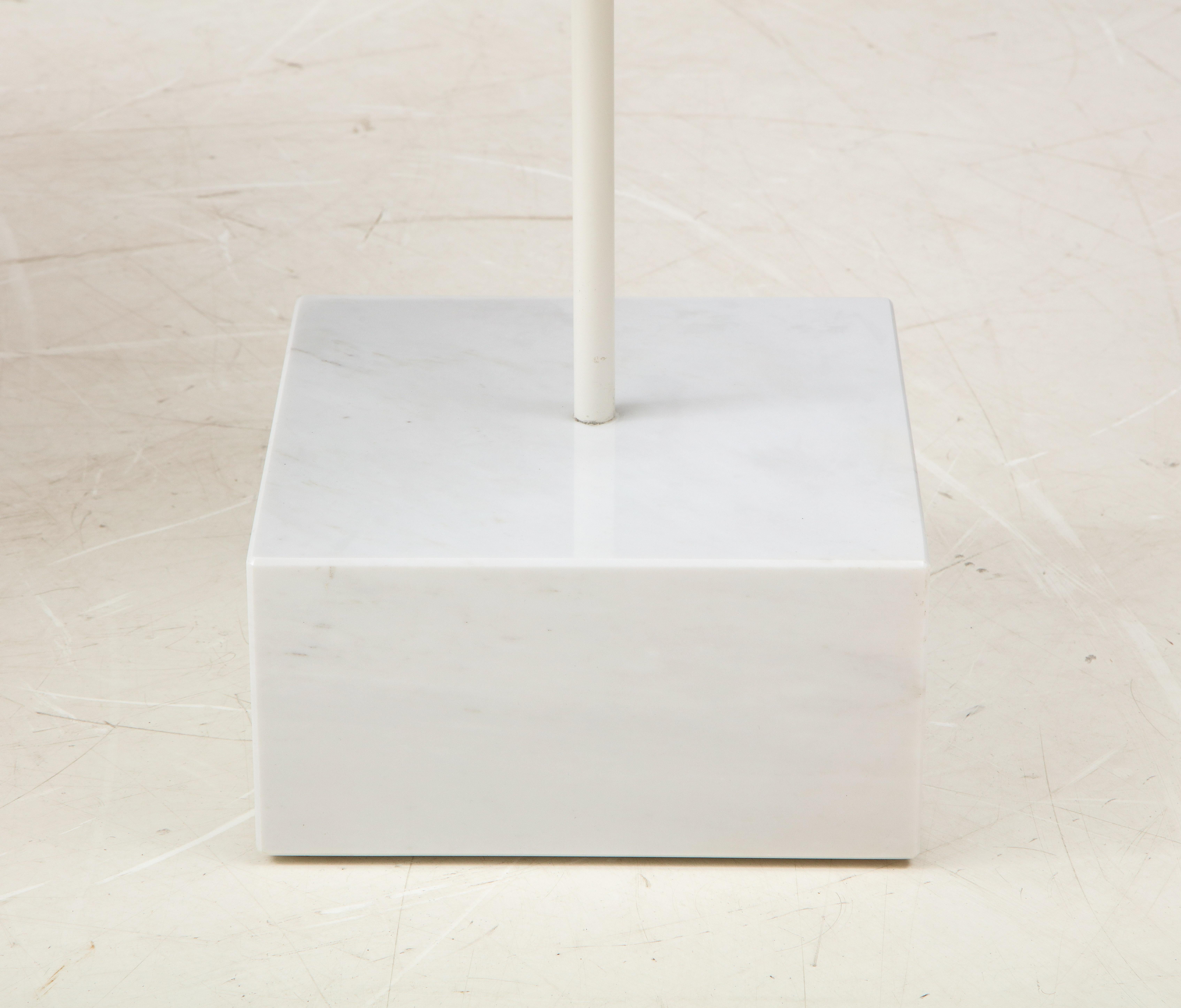 Ettore Sottass Primavera Carrrara Marble Side Tables For Sale 3