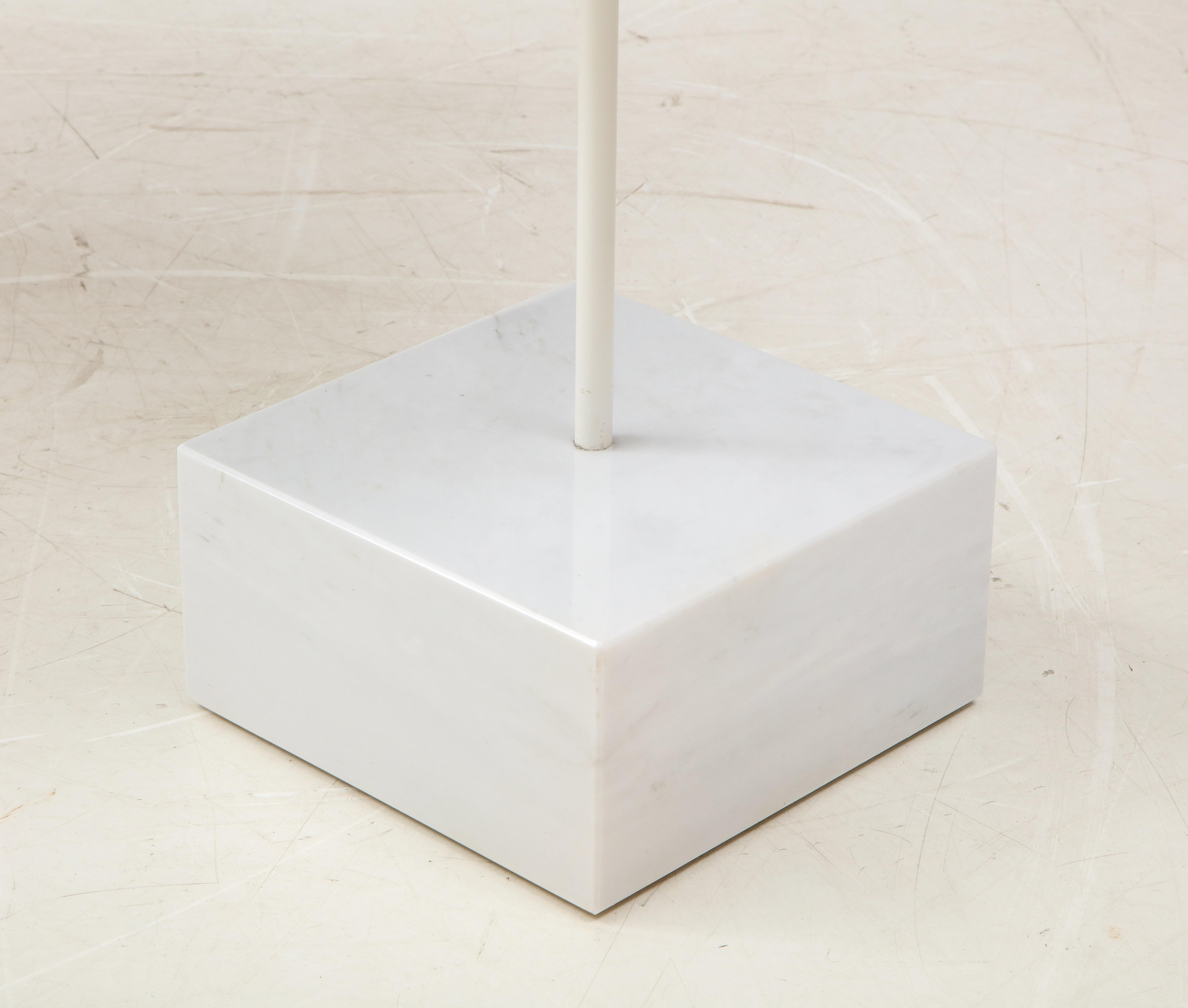 Ettore Sottass Primavera Carrrara Marble Side Tables For Sale 4