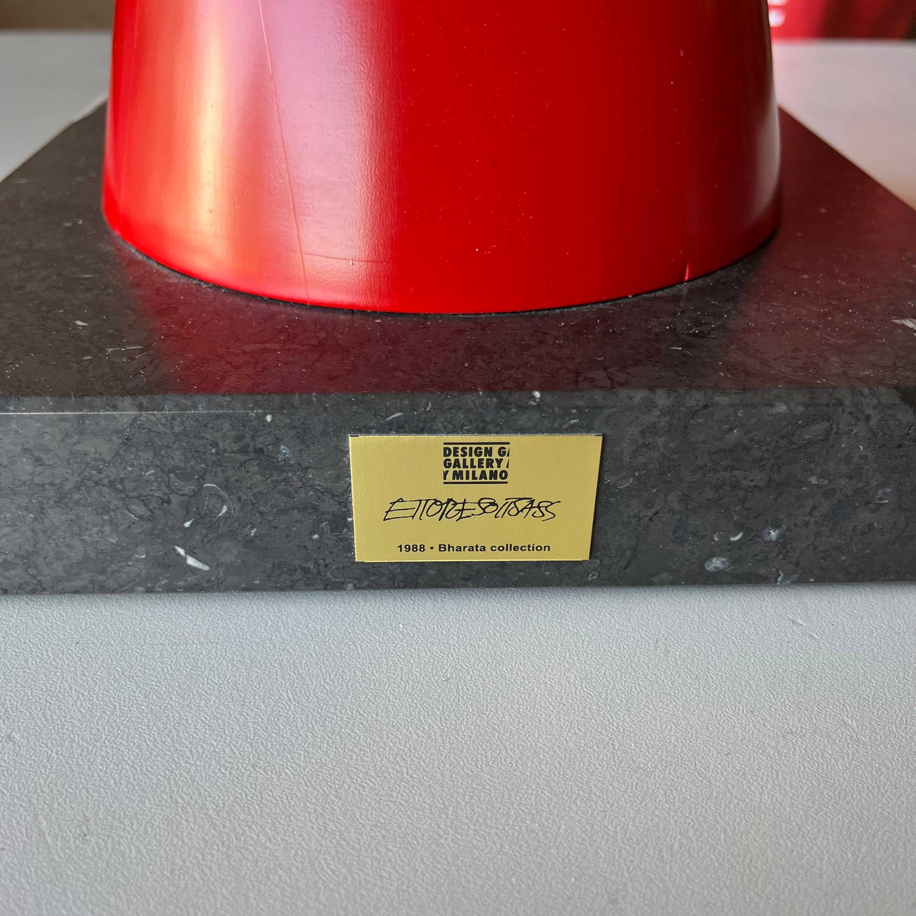 Ettore Sottsass (1917-2007) Lampe Luce Bassa 1988 collezione Bharata in vendita 13