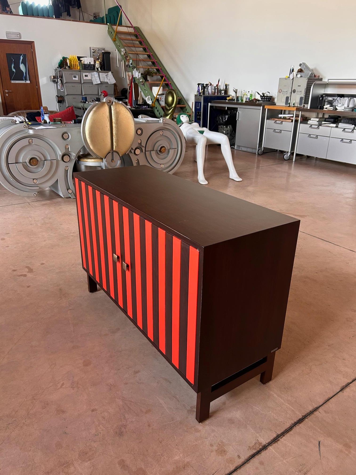 Moderno Ettore Sottsass (1917-2007) Sideboard - Model MS.120 - Italy 1960-1970 in vendita