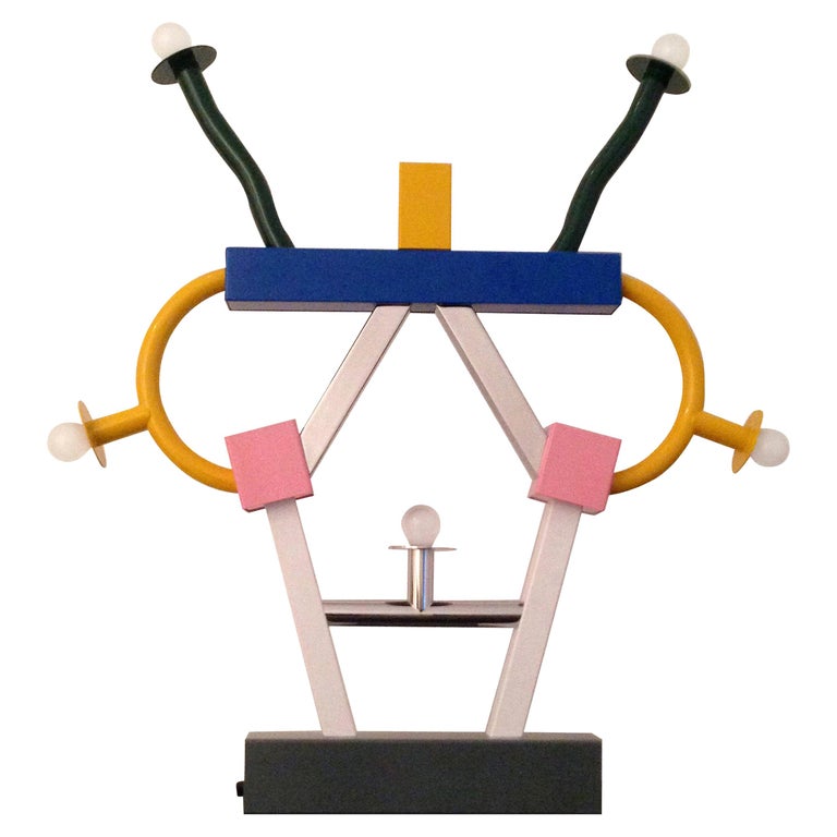 Ettore Sottsass ASHOKA Table Lamp for MEMPHIS srl For Sale