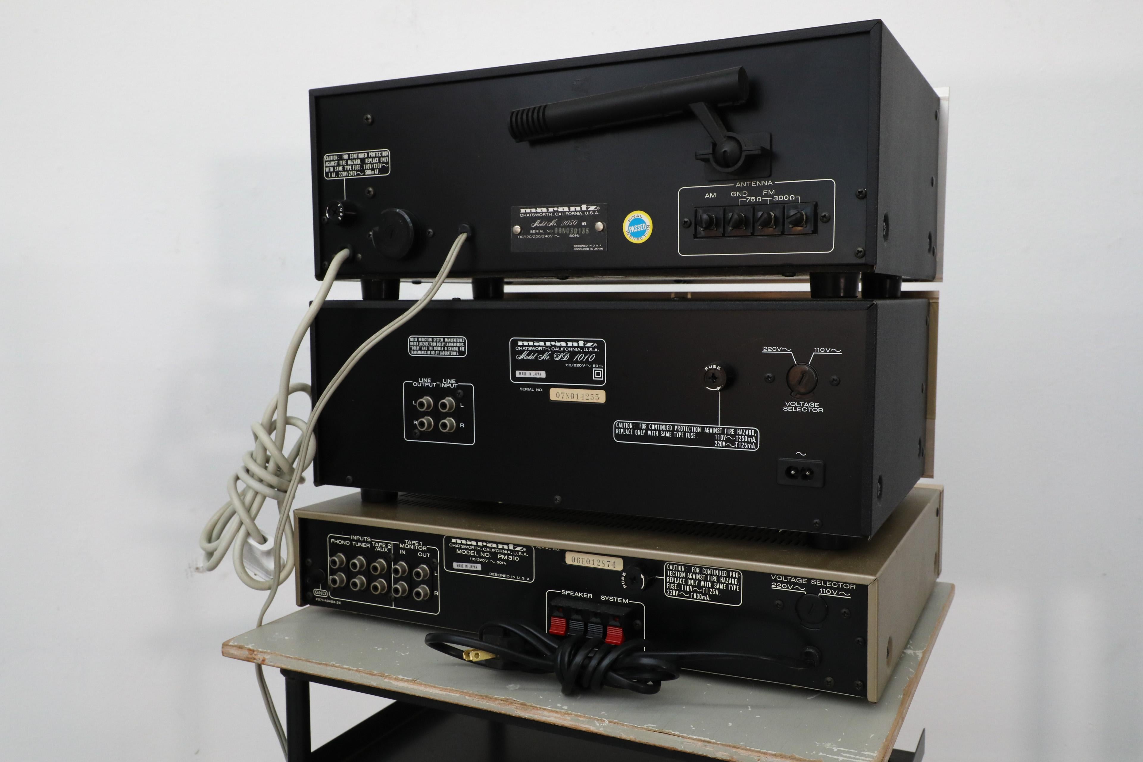 Ettore Sottsass Attributed Marantz Audio Set; Speakers and Marantz Components 11