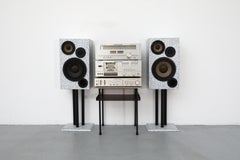Ettore Sottsass Attributed Marantz Audio Set; Speakers and Marantz Components