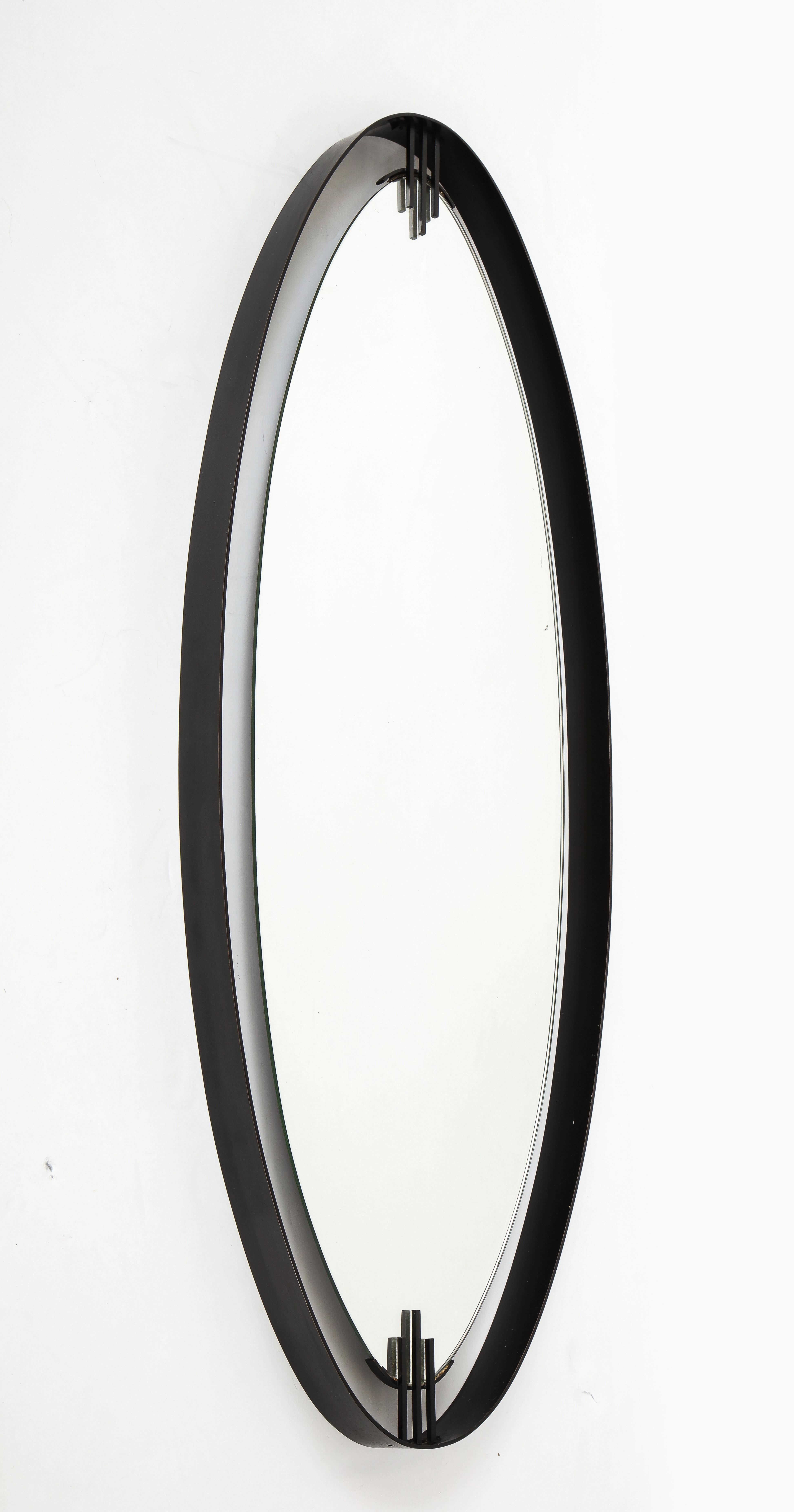 Ettore Sottsass Attributed Modernist Italian Mirror 4