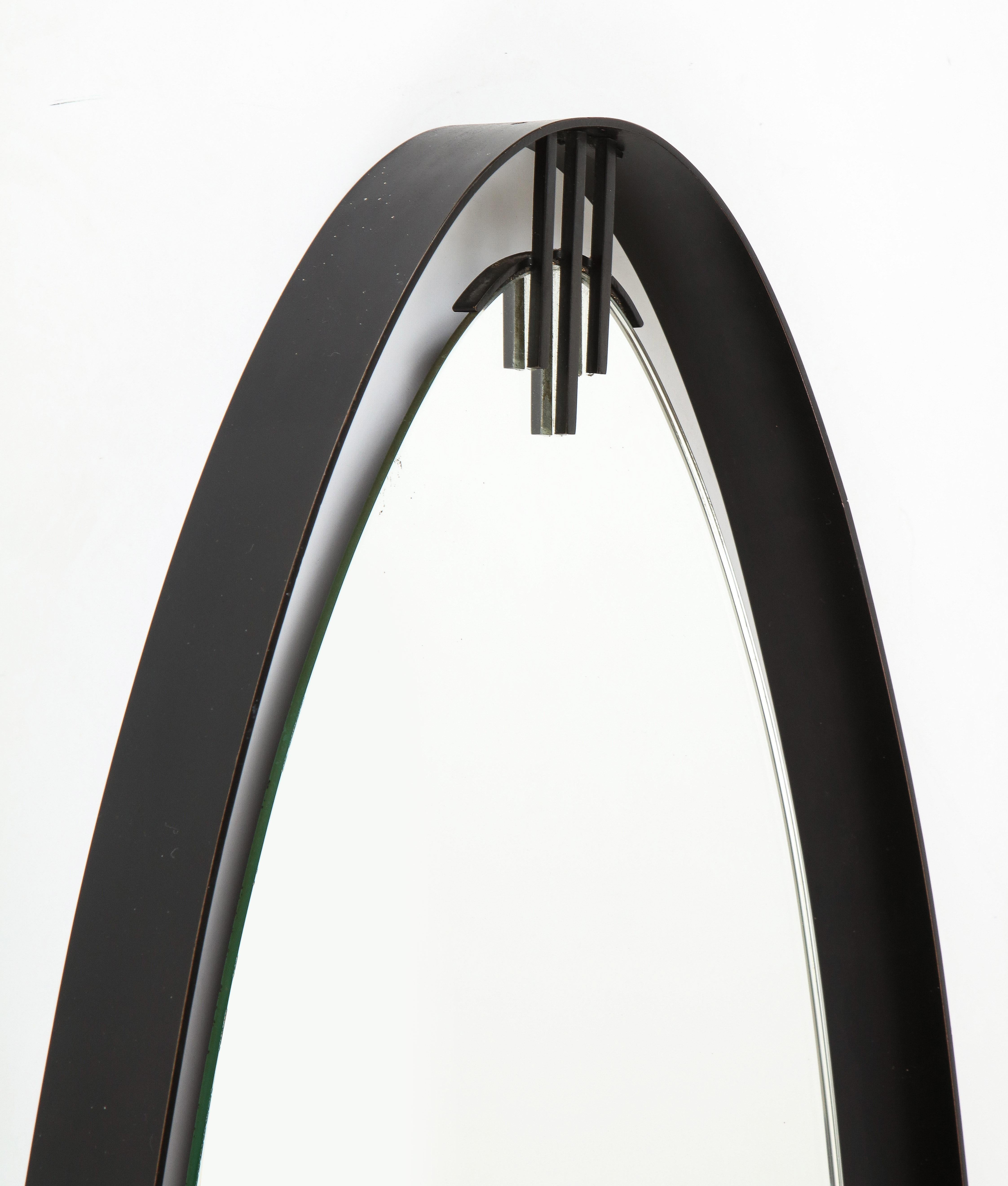 American Ettore Sottsass Attributed Modernist Italian Mirror