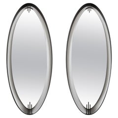 Ettore Sottsass Attributed Modernist Italian Mirror