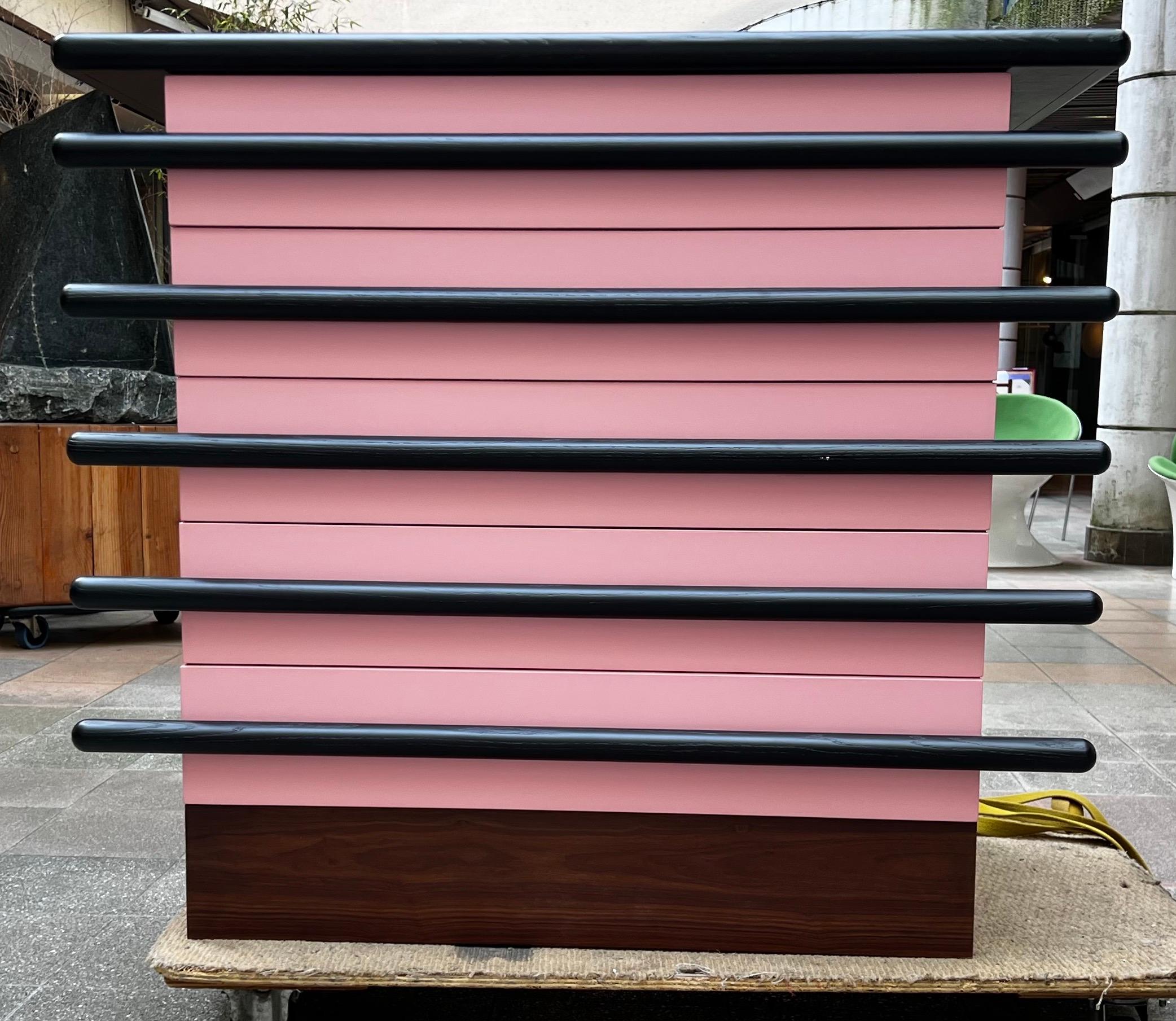 Ettore Sottsass Bastonio” chest of drawers Polronova edition 1970 For Sale 5