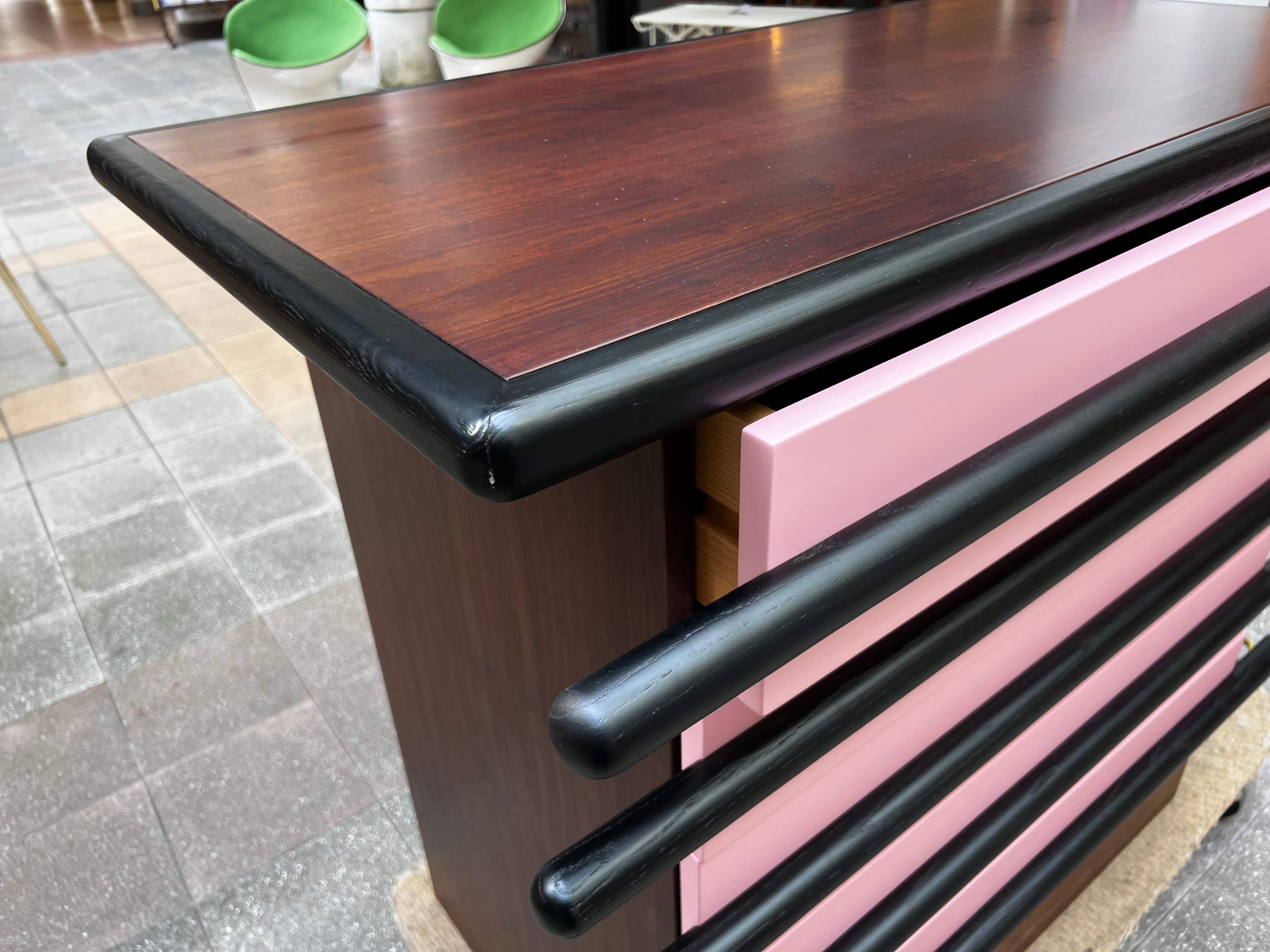 Ettore Sottsass Bastonio” chest of drawers Polronova edition 1970 In Good Condition For Sale In Saint ouen, FR