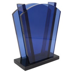 Blaue Vase von Ettore Sottsass für Fontana Arte 