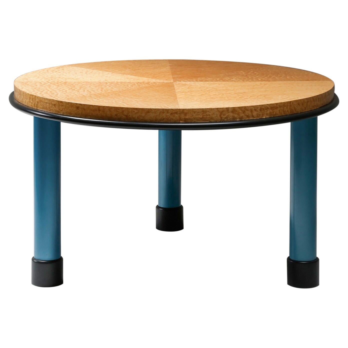Ettore Sottsass Burl Wood Table Memphis