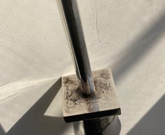 Candelero / Portavelas Ettore Sottsass, Placa de plata para Swid Powell