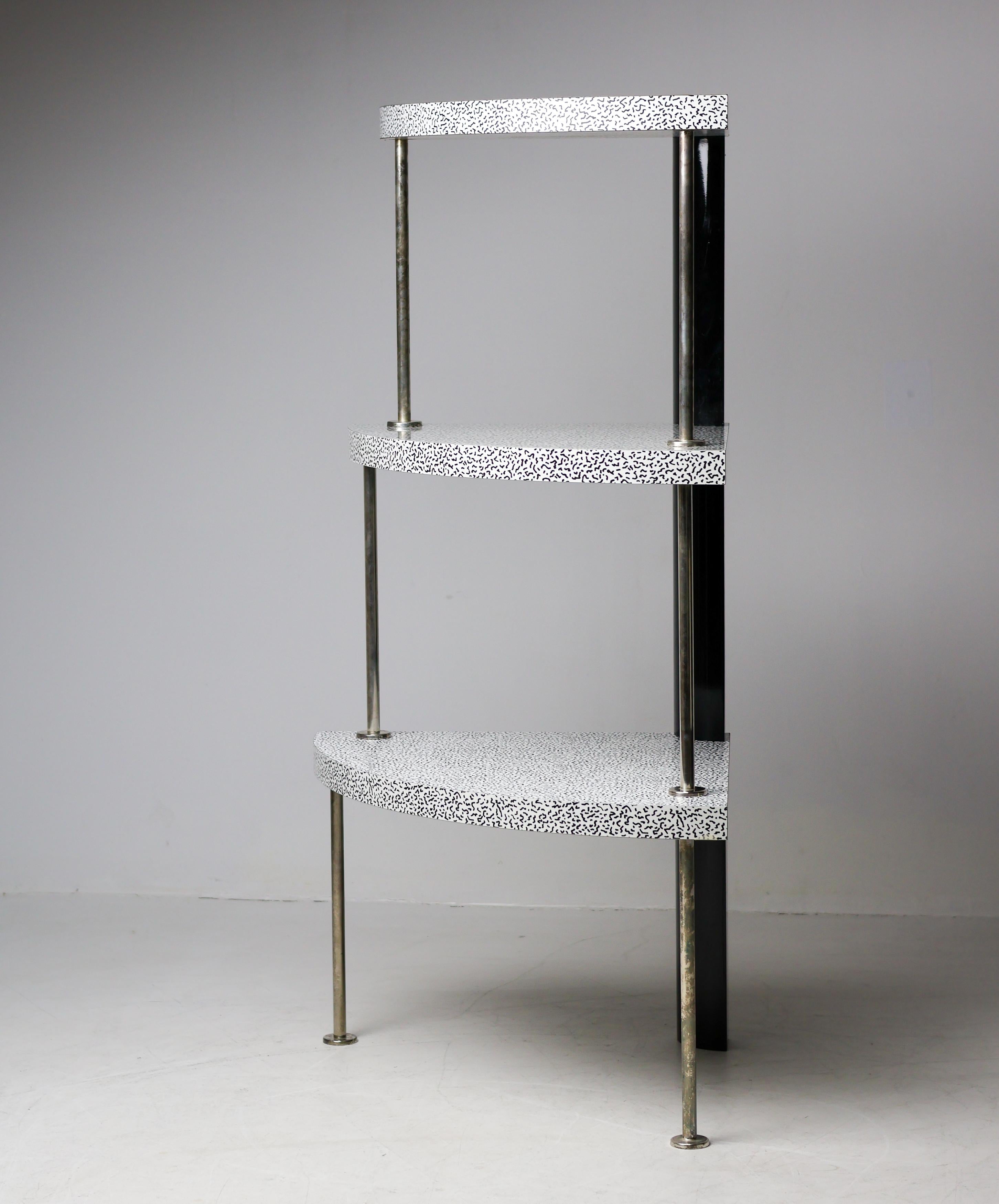 Ettore Sottsass Cantone Corner Shelves, Italy, 1981 For Sale 3