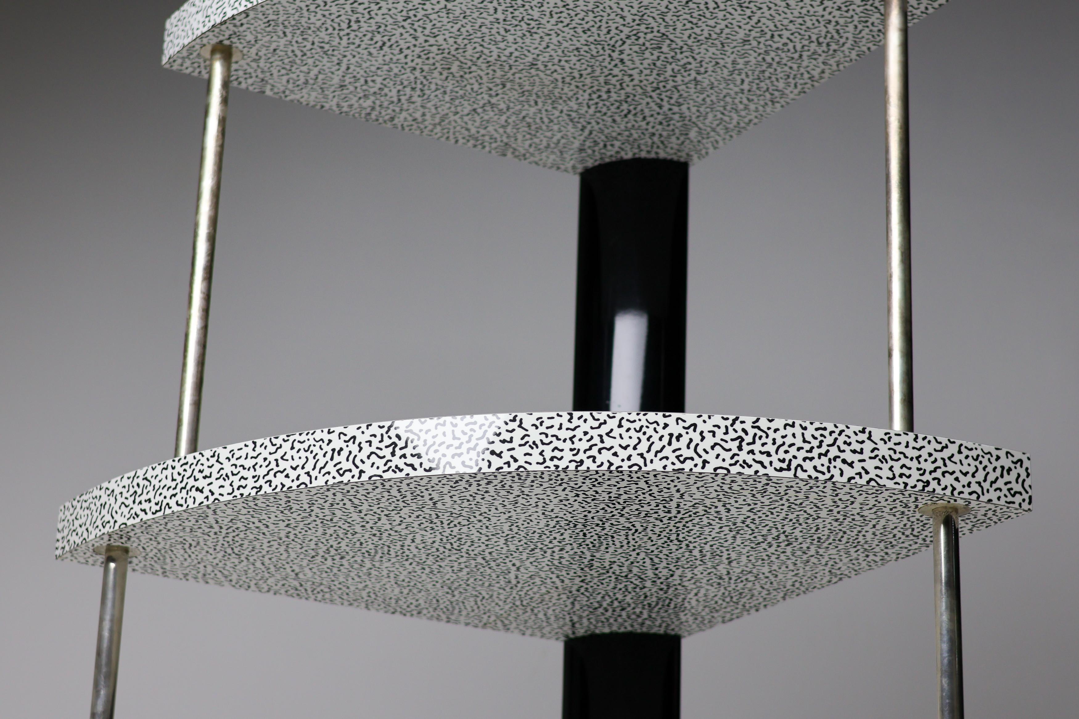 Late 20th Century Ettore Sottsass Cantone Corner Shelves, Italy, 1981 For Sale