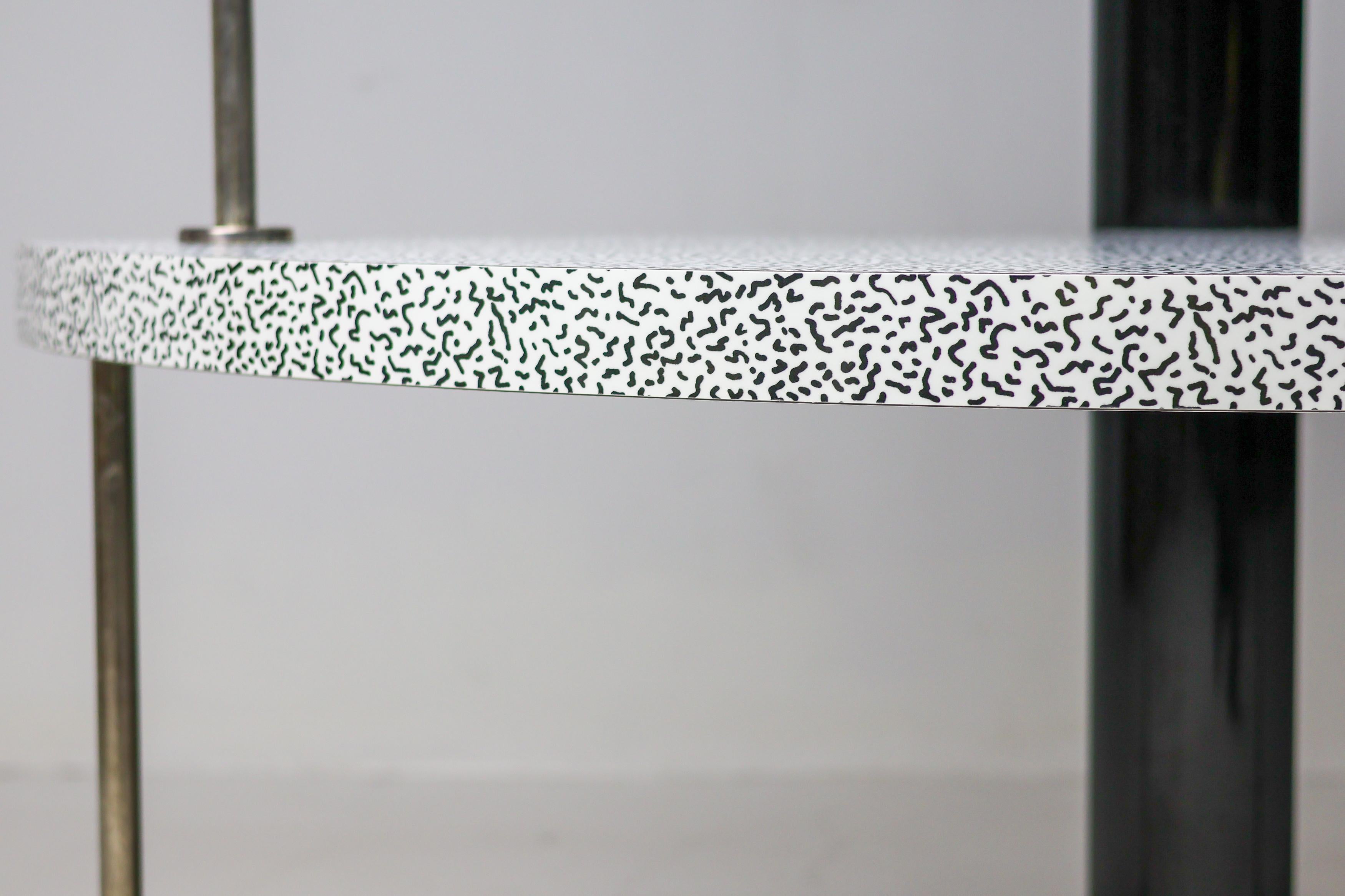 Silver Ettore Sottsass Cantone Corner Shelves, Italy, 1981 For Sale