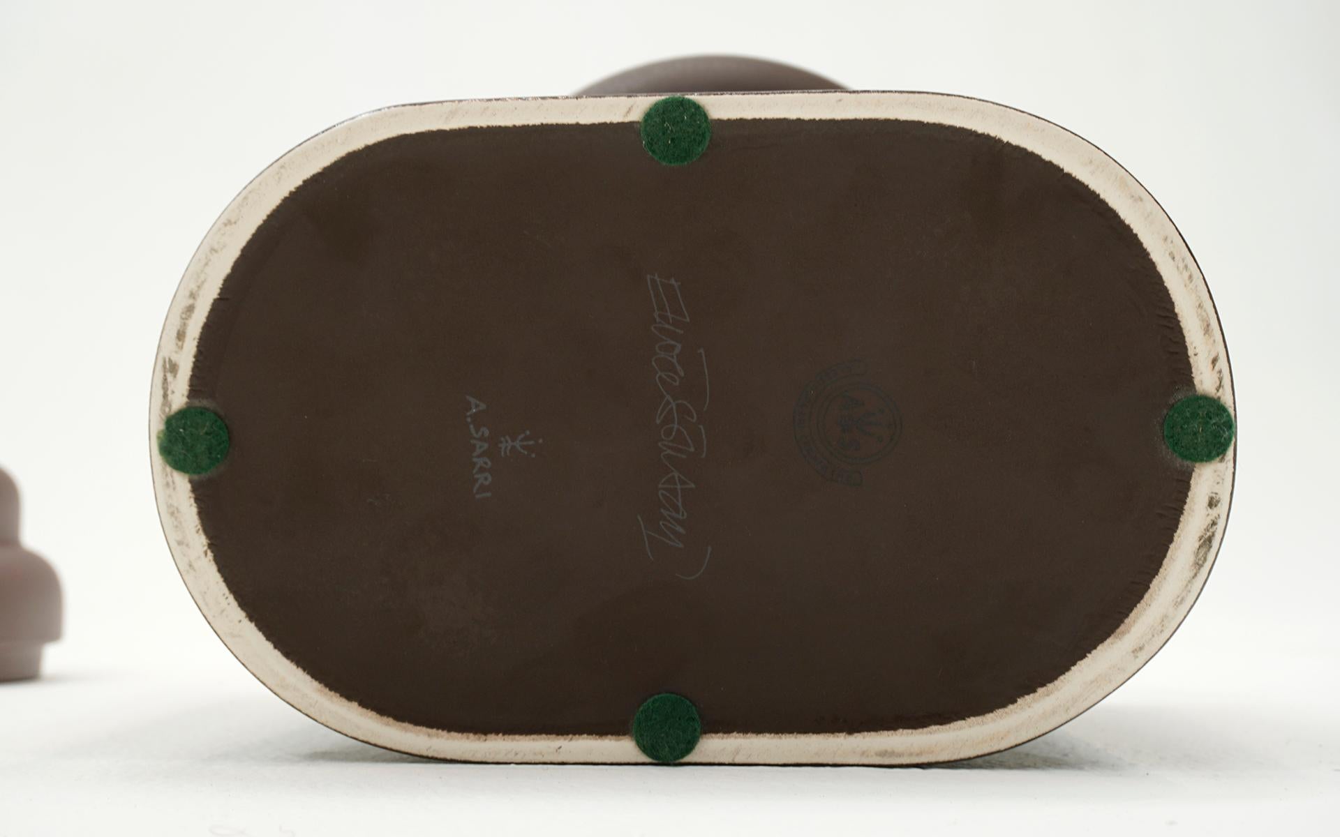 Late 20th Century Ettore Sottsass Cardamon Teapot from the Indian Memory Series.  Signed For Sale