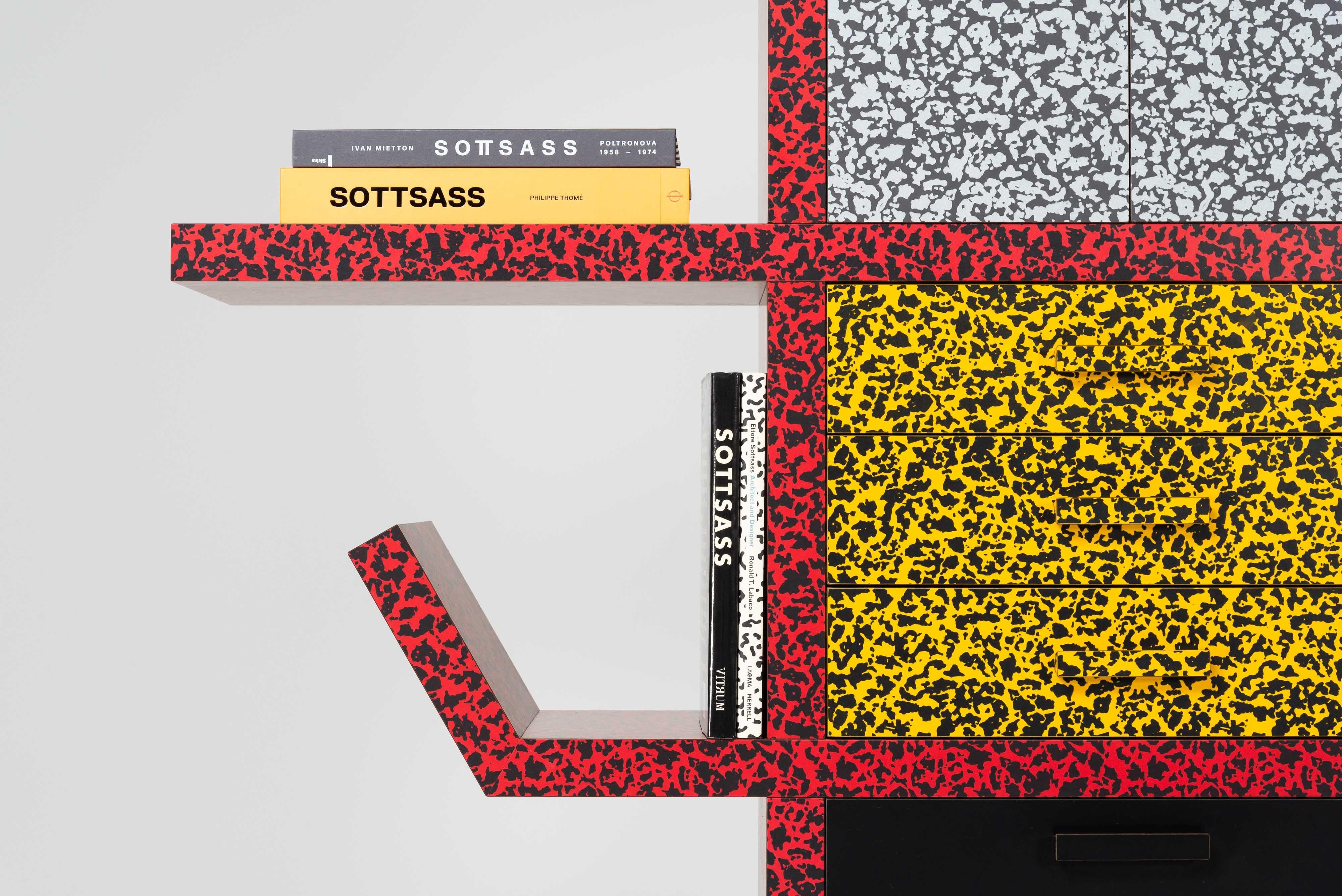 Ettore Sottsass Casablanca cabinet Memphis Milano 1981 For Sale 7