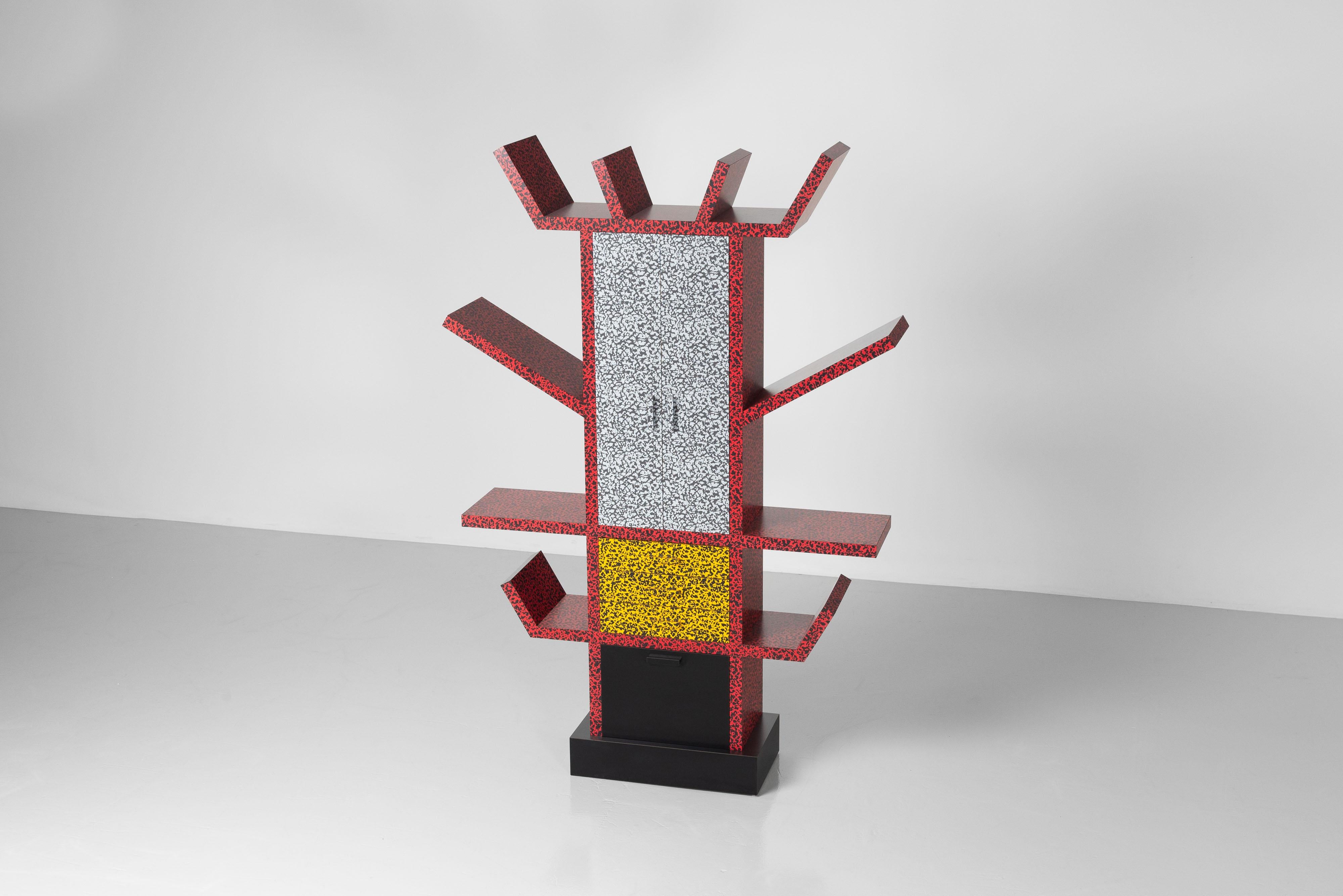 Ettore Sottsass Casablanca cabinet Memphis Milano 1981 For Sale 8
