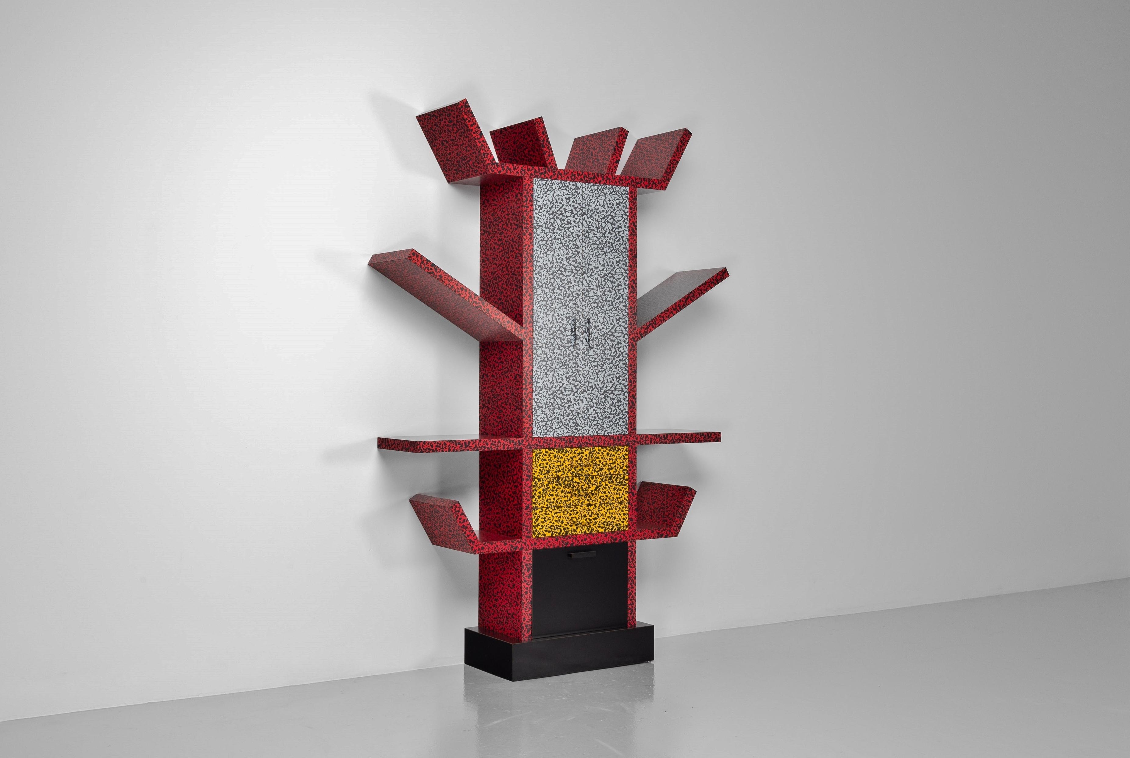 Ettore Sottsass Casablanca cabinet Memphis Milano 1981 For Sale 11
