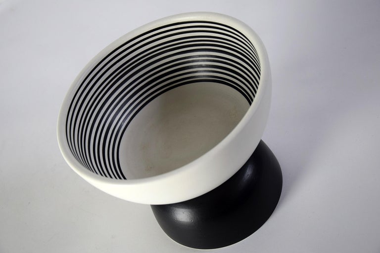 Mid-Century Modern Ettore Sottsass Ceramic Bowl for Bitossi  For Sale