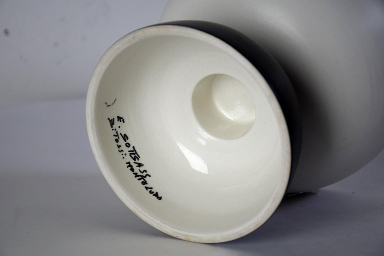 Ettore Sottsass Ceramic Bowl for Bitossi  For Sale 1