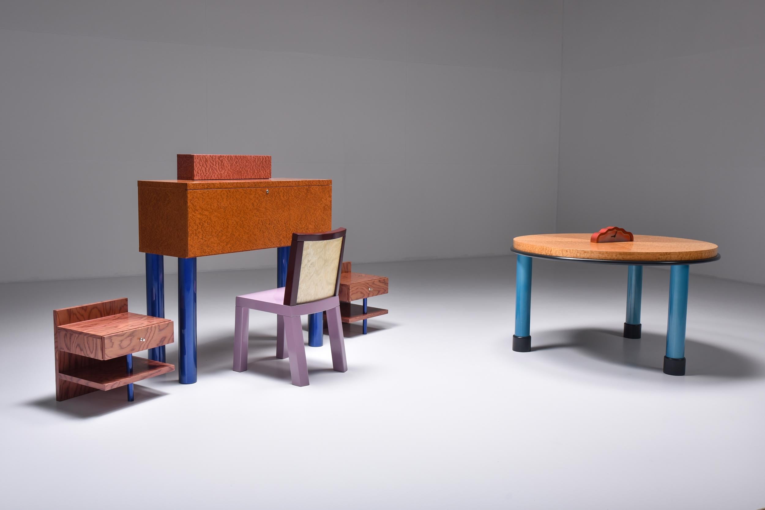 Ettore Sottsass Clock Memphis In Excellent Condition In Antwerp, BE
