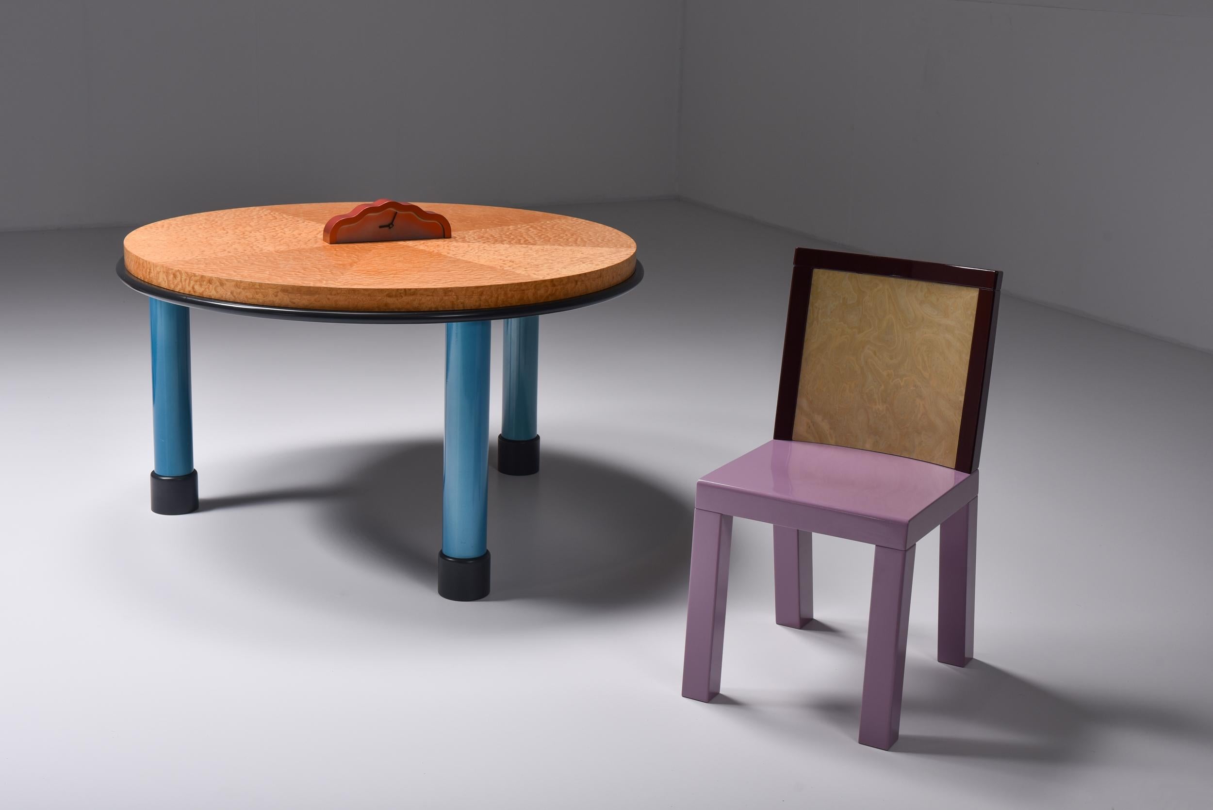 Late 20th Century Ettore Sottsass Clock Memphis