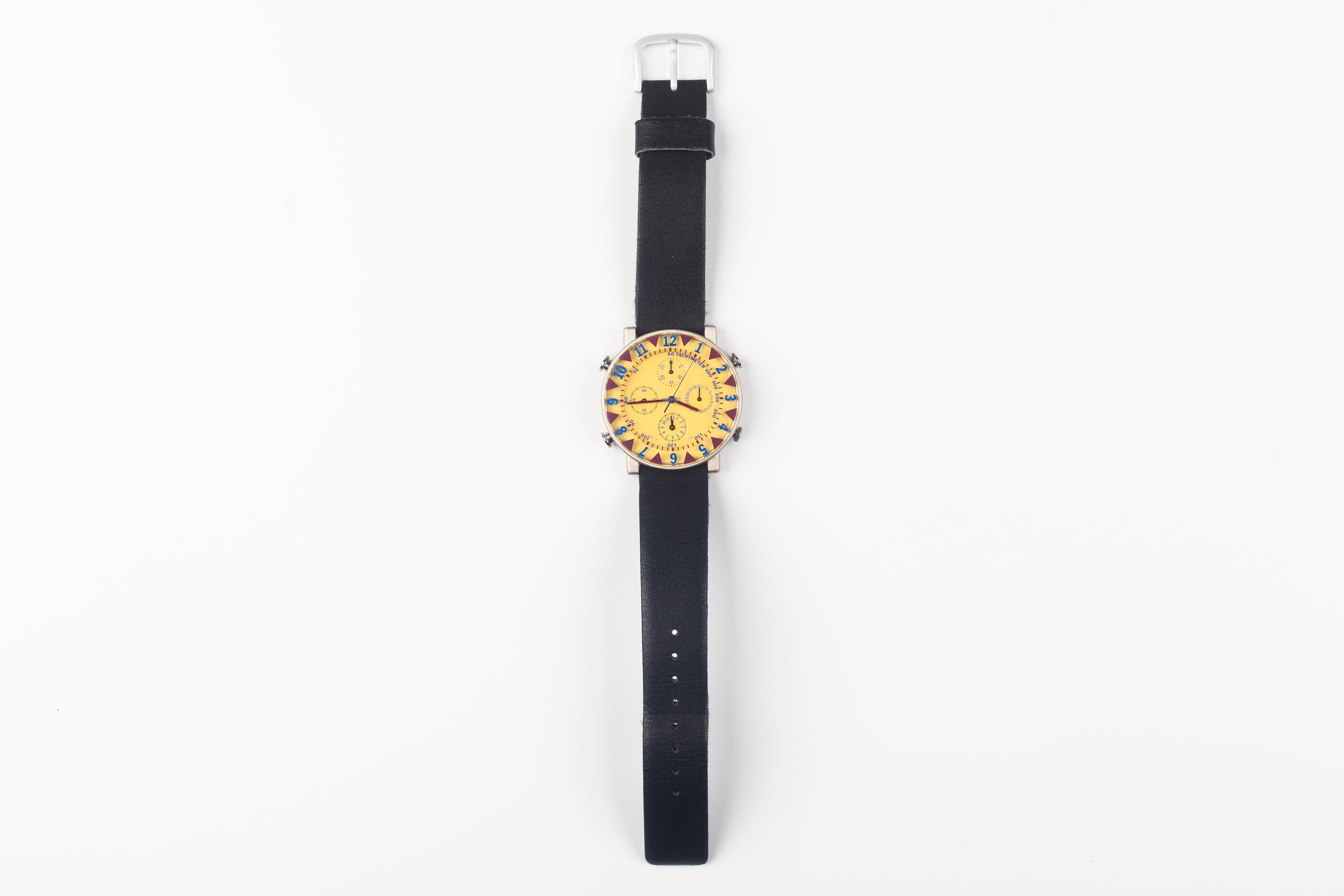 Japanese Ettore Sottsass Collection Seiko Chronograph Wristwatch, 1st Ed., Japan, 1993