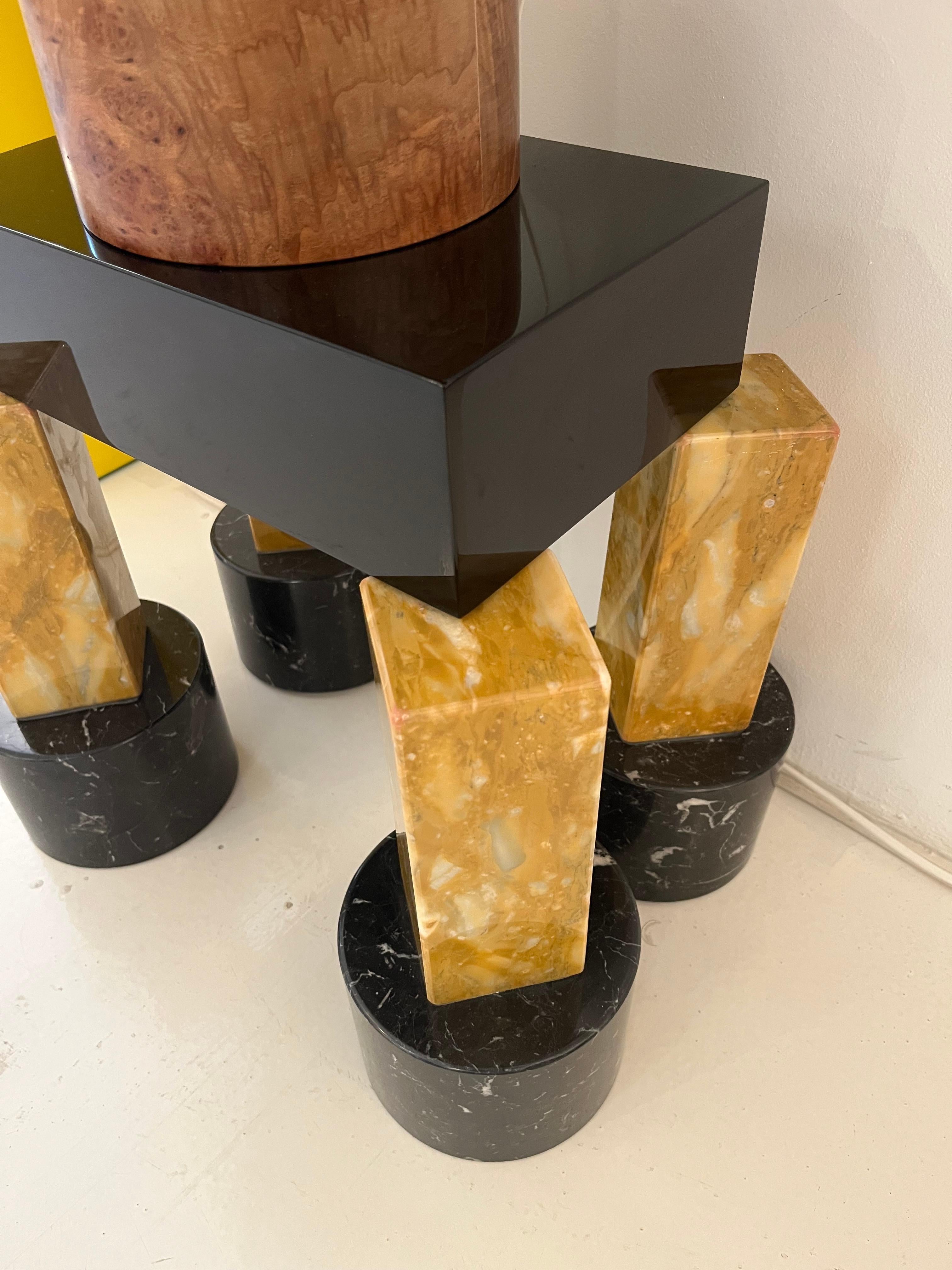 Ettore Sottsass Coppia di consolle moderne Mod, 