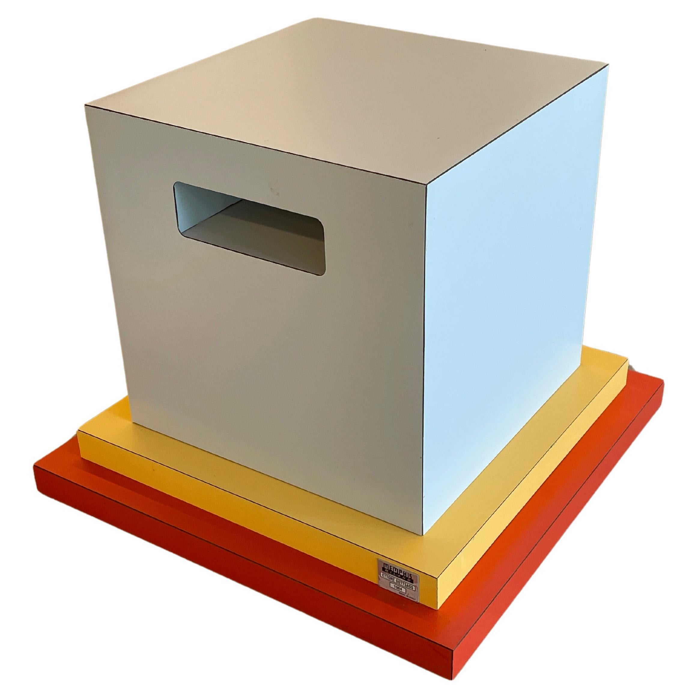Ettore Sottsass „Cream“ Beistelltisch „Cream“ für Memphis Milano