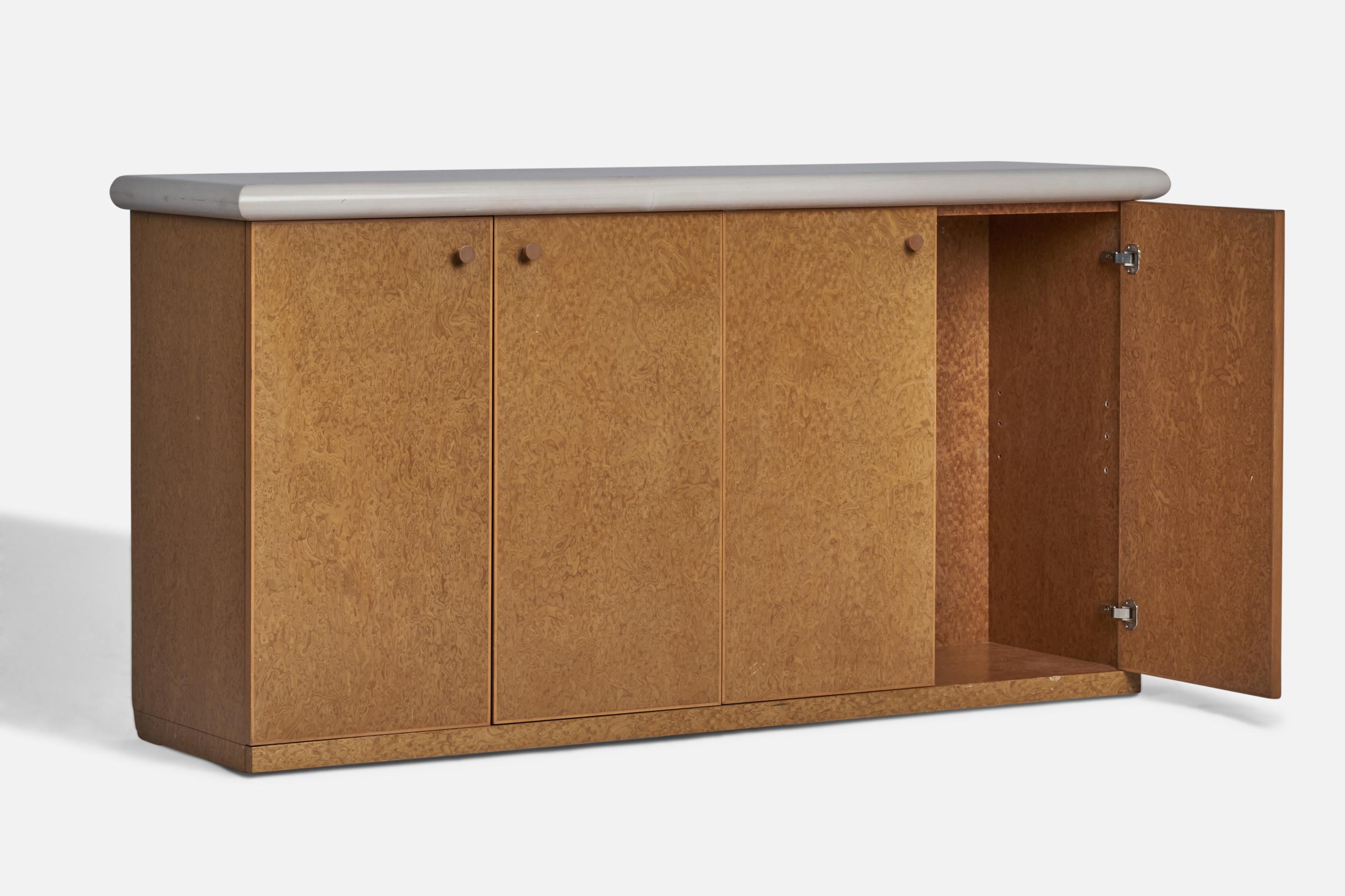 Post-Modern Ettore Sottsass, Custom Cabinet, Maple, Italy, 1989 For Sale