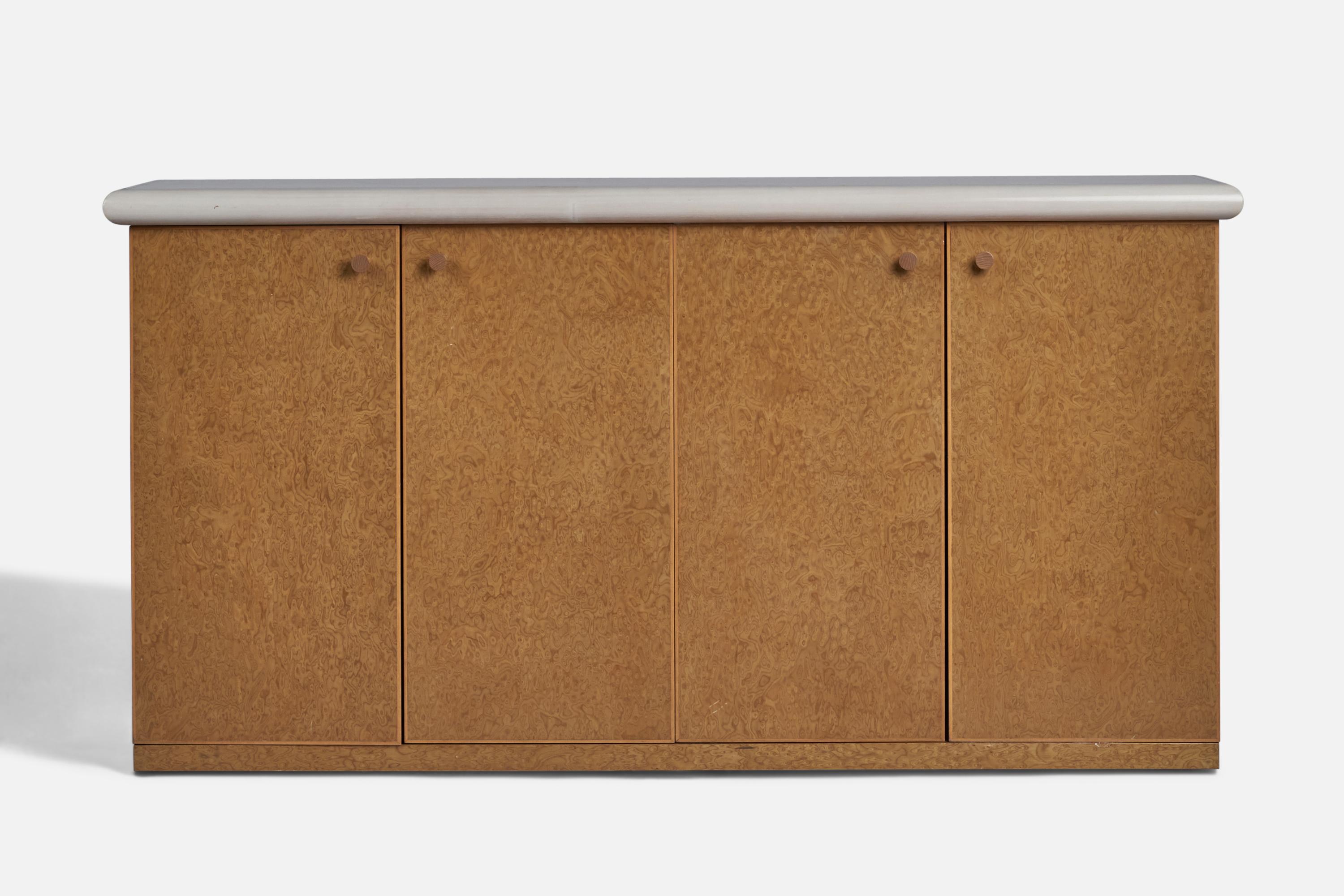 Italian Ettore Sottsass, Custom Cabinet, Maple, Italy, 1989 For Sale