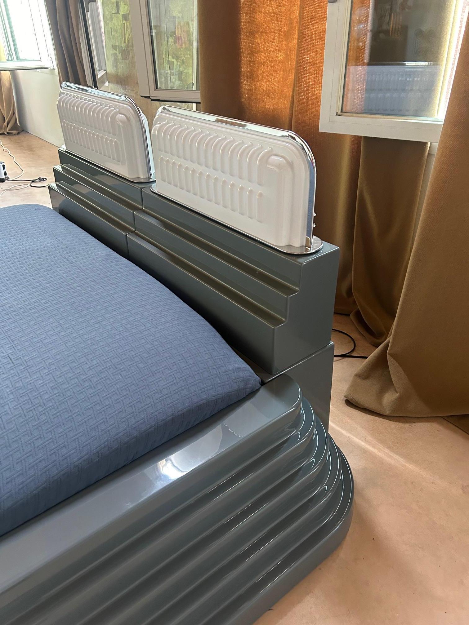 Ettore Sottsass ELLEDUE double bed for Poltronova 1970s in vendita 5