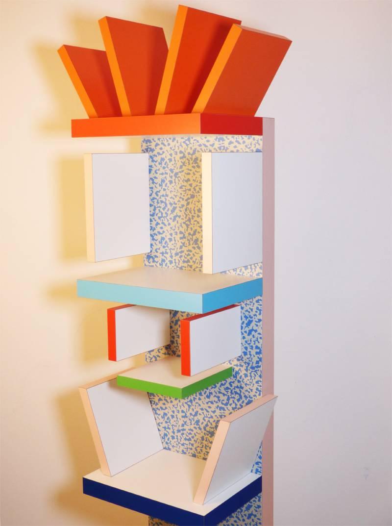 Modern Ettore Sottsass  Bookcase Model Factotum Alchimia, Italy