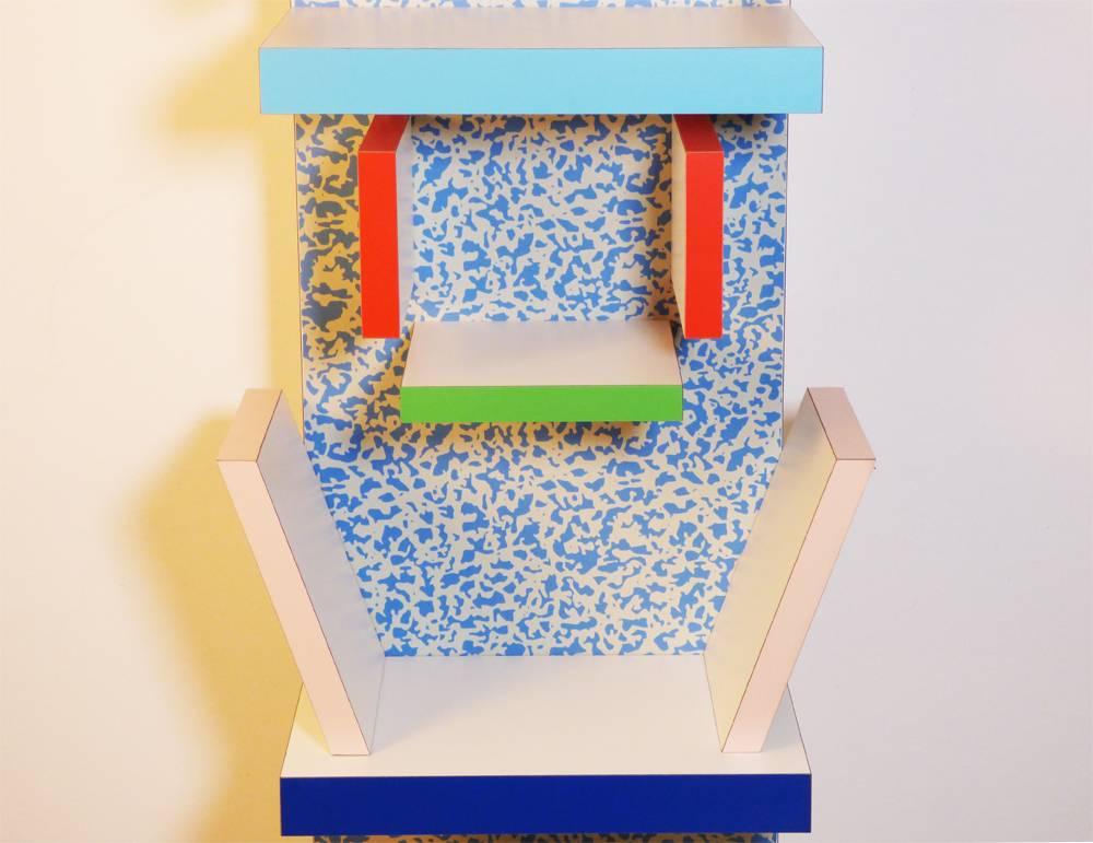 Italian Ettore Sottsass  Bookcase Model Factotum Alchimia, Italy