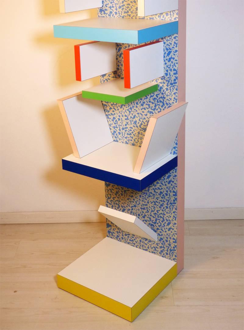Ettore Sottsass  Bookcase Model Factotum Alchimia, Italy 1