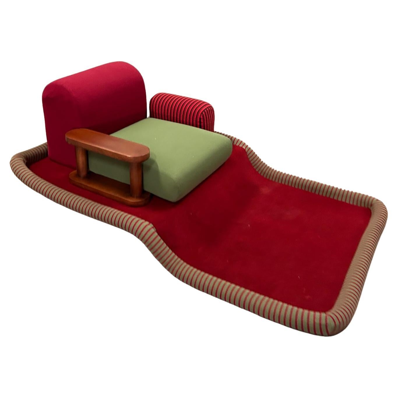 Ettore Sottsass Flying Carper armchair for Bedding Brevetti