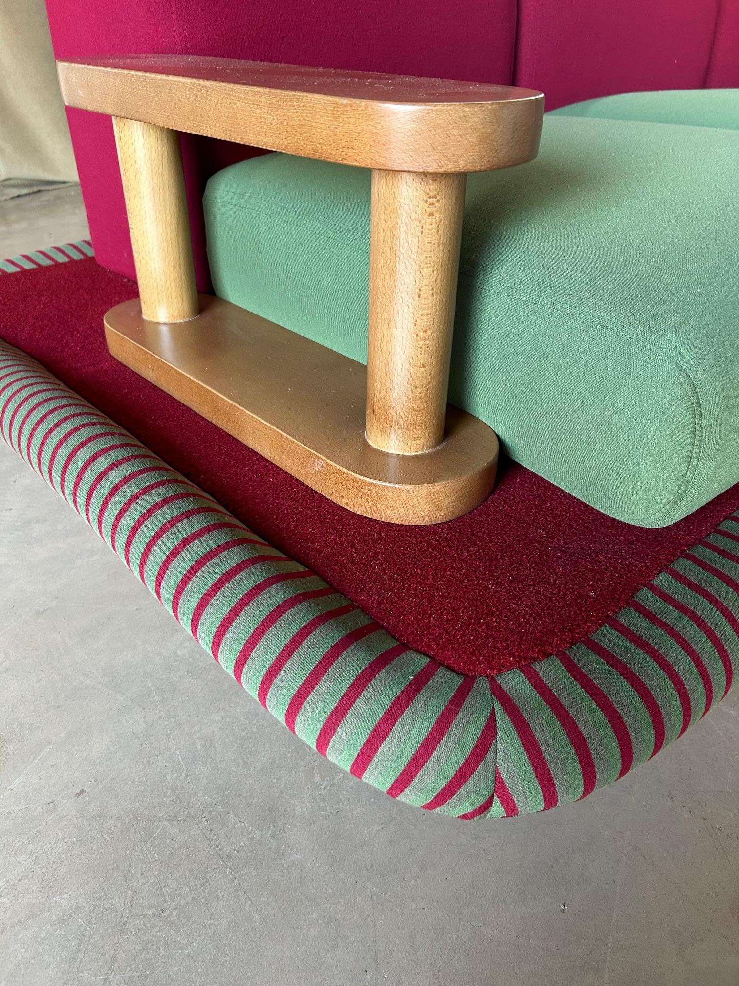 Ettore Sottsass Flying Carper Sofa for Bedding Brevetti 2