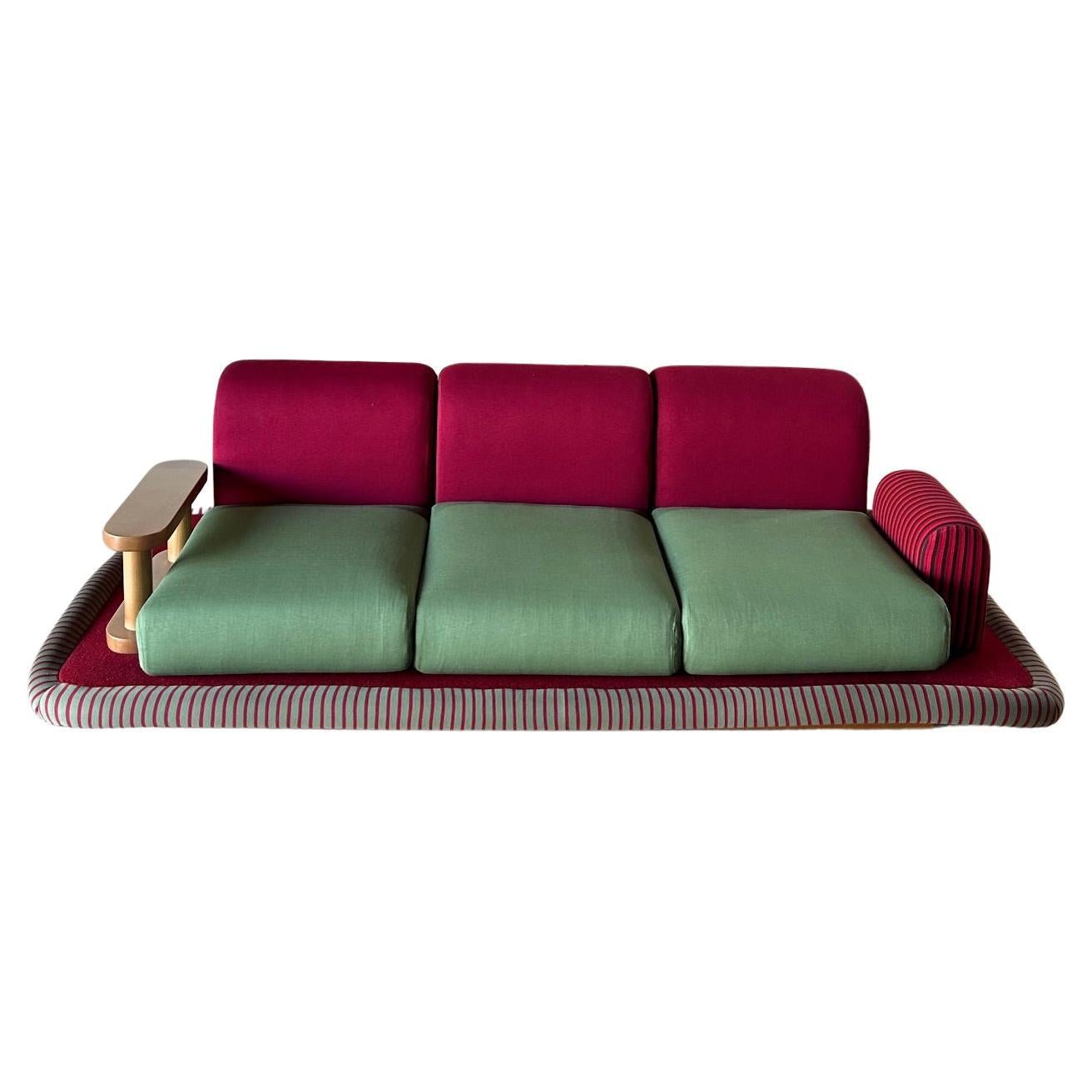 Ettore Sottsass Flying Carper Sofa for Bedding Brevetti For Sale