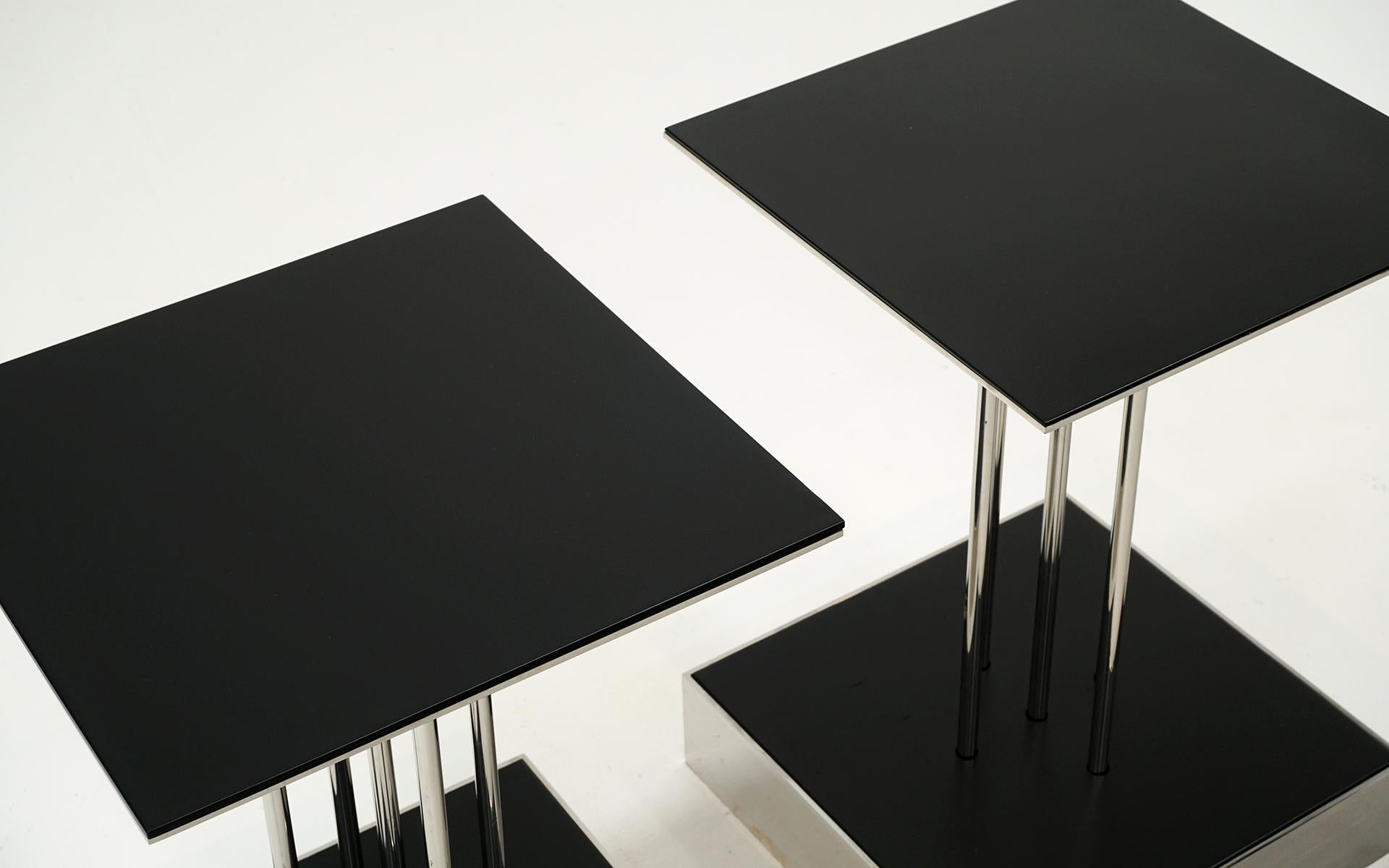 XXIe siècle et contemporain Ettore Sottsass Mobile 5-B Side Tables, Pair Oak Design Edizion en vente