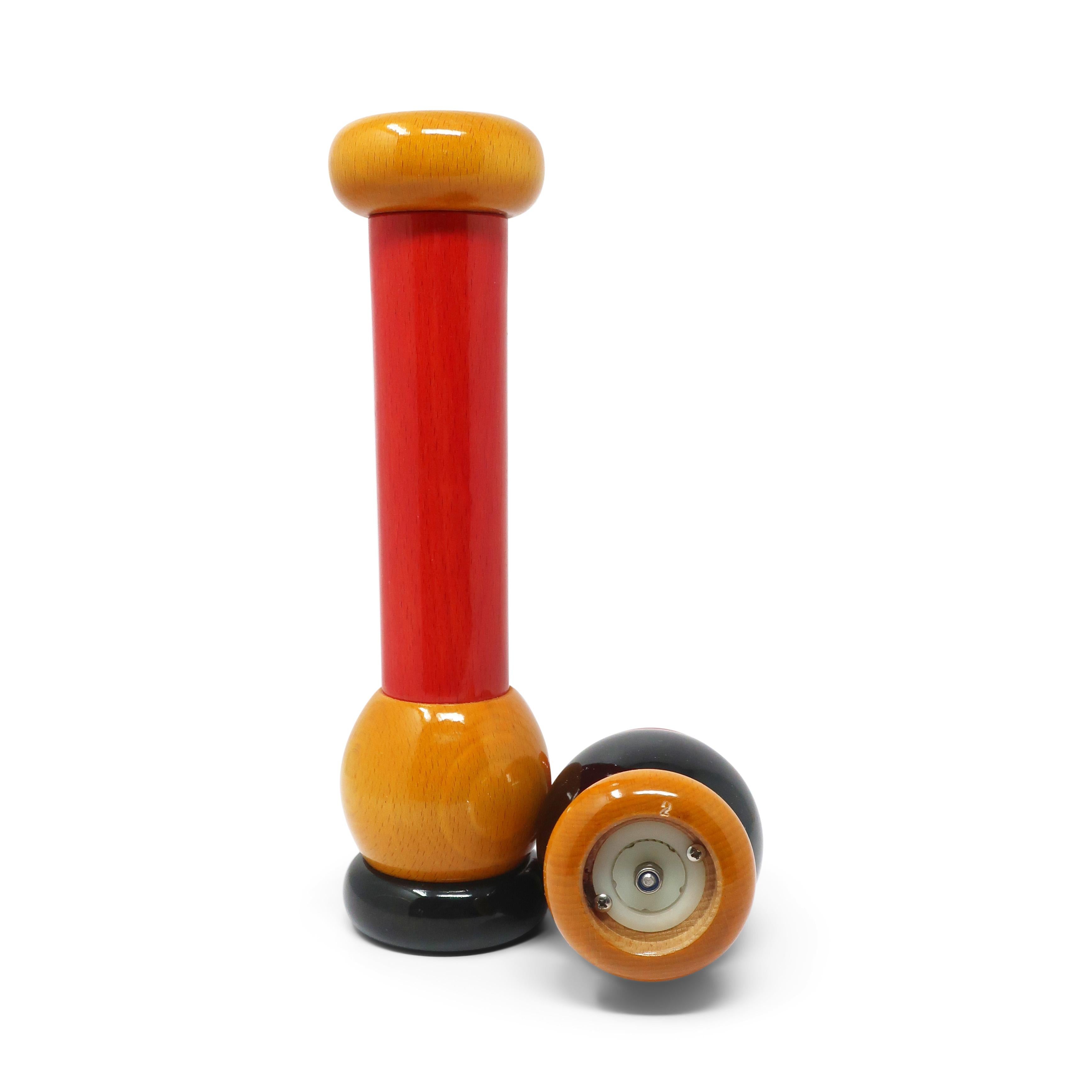 Salero y pimentero Ettore Sottsass para Alessi Posmoderno