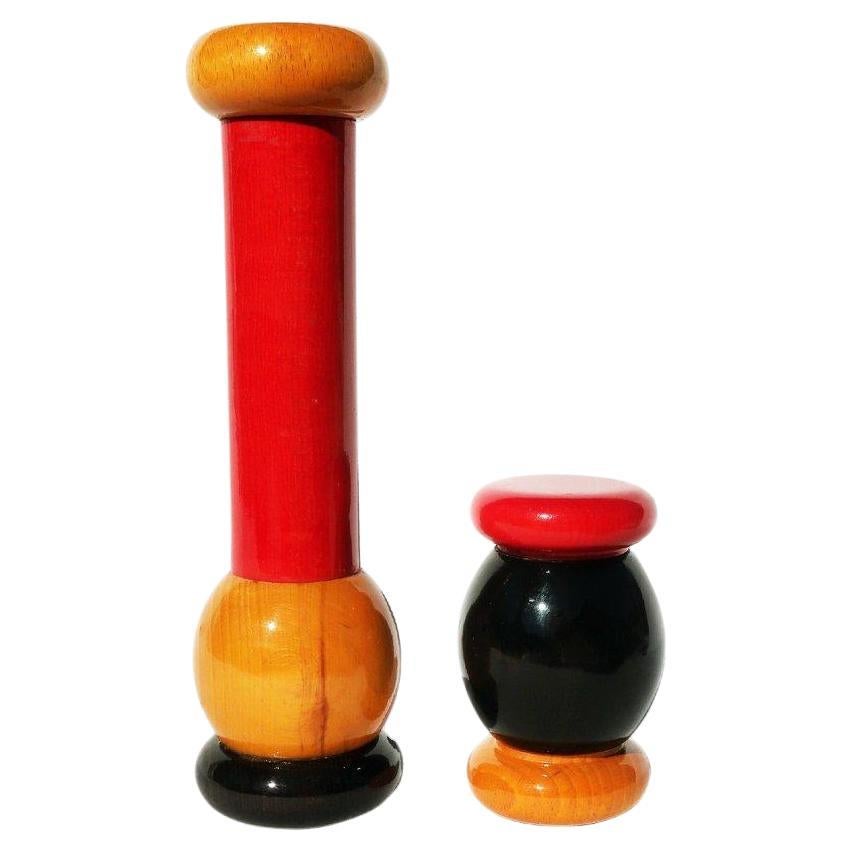 Ettore Sottsass for Alessi Salt & Pepper Mills