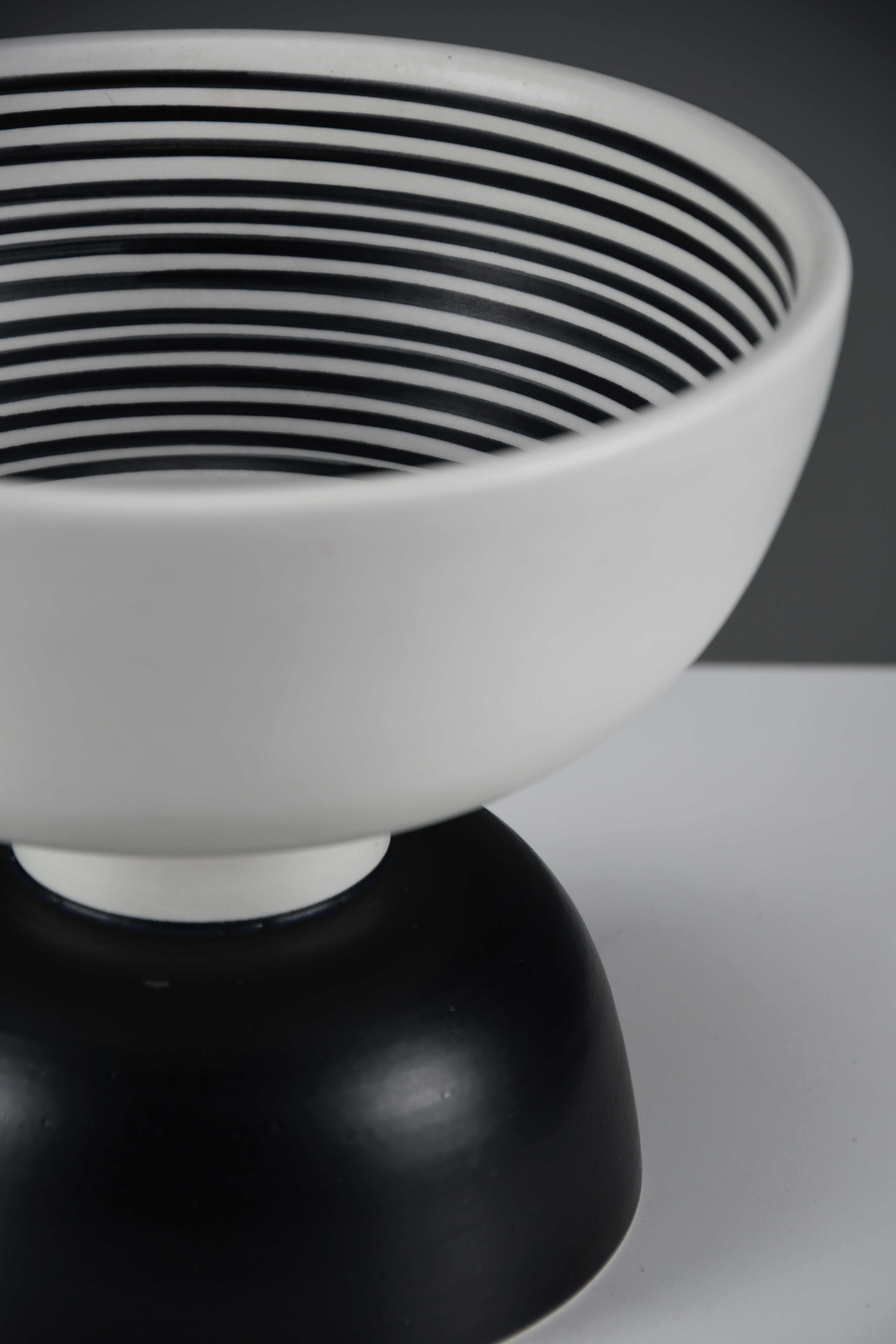 Ettore Sottsass for Bitossi, Hollywood Collection Ceramic Bowl, Italy, ca. 1980s For Sale 5